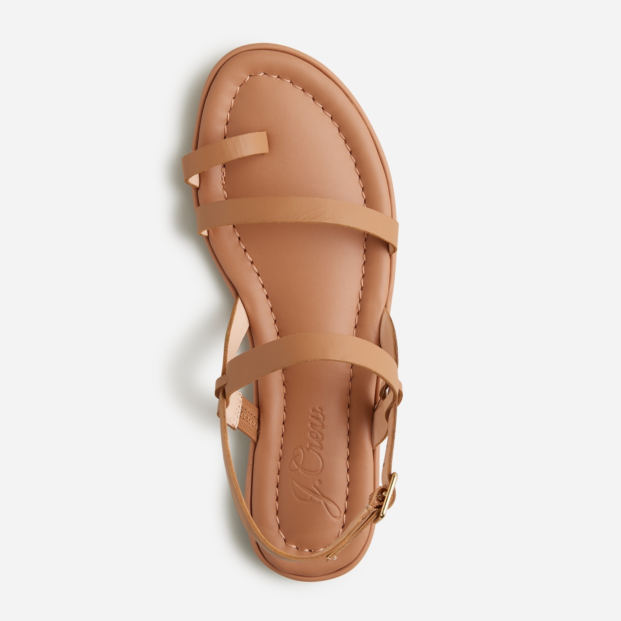 Menorca toe-ring slingback sandals in leather