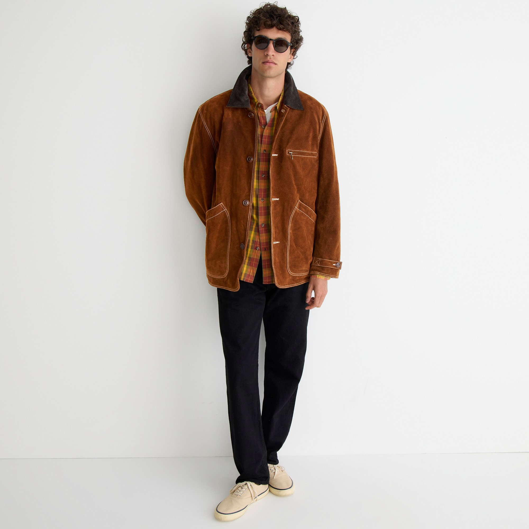 Italian suede Barn Jacket™ with PrimaLoft®