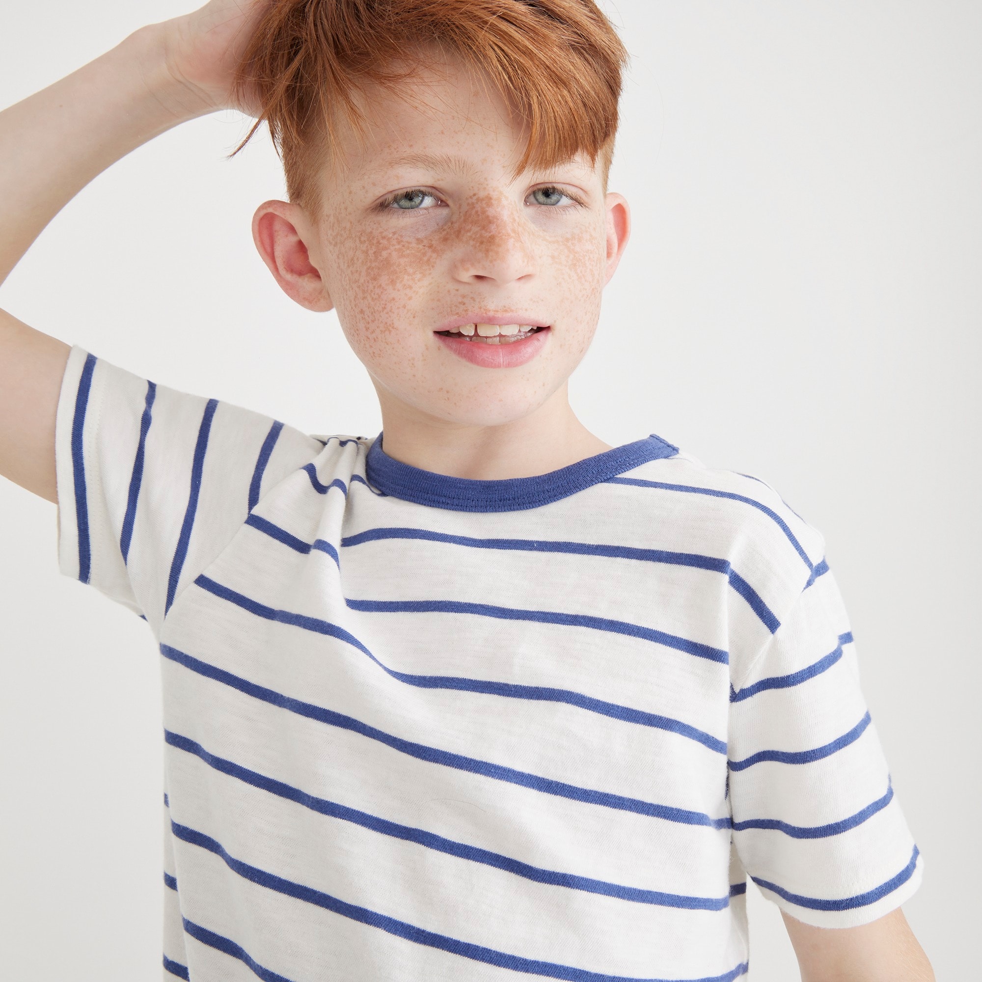 Kids' short-sleeve T-shirt in stripe