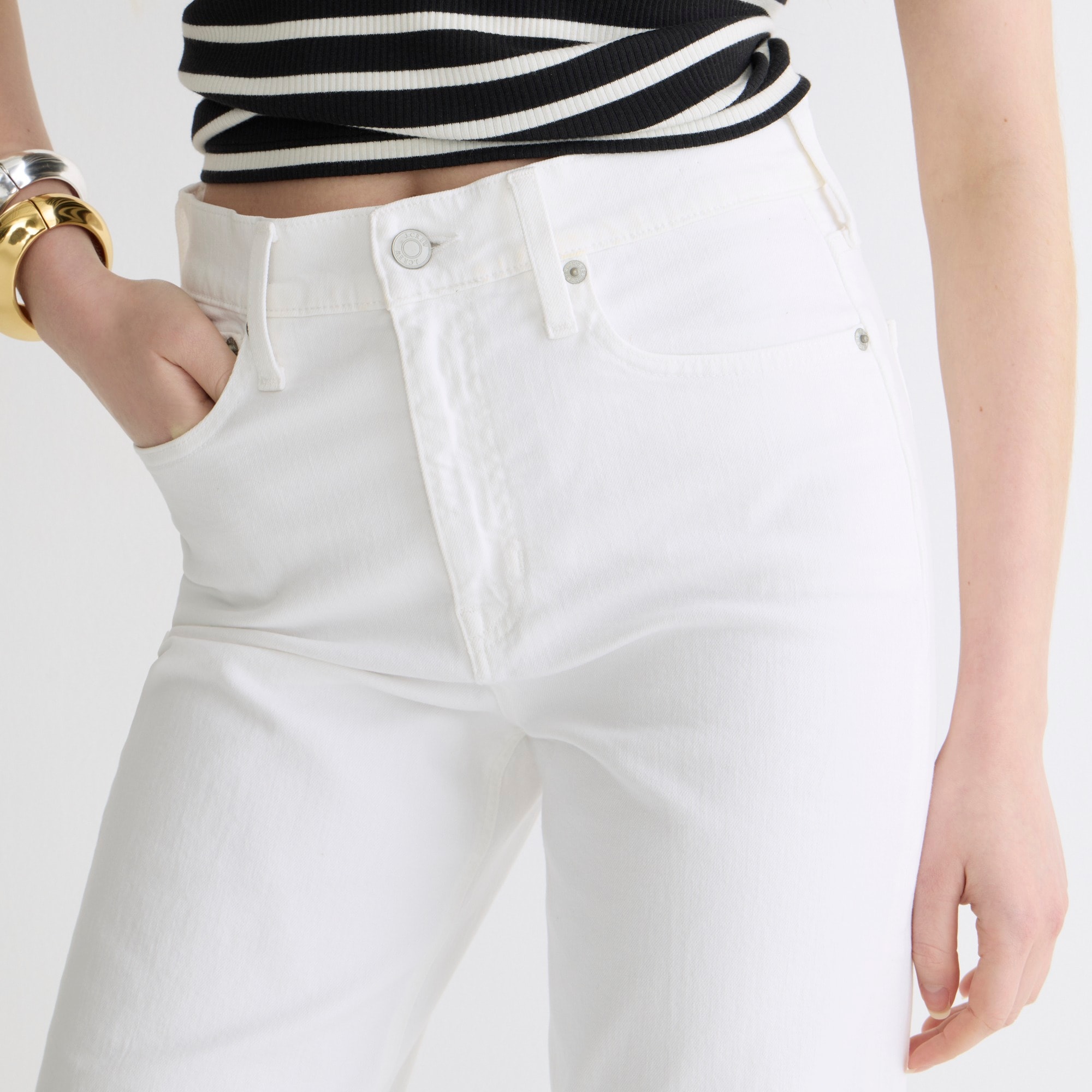 '90s classic straight-fit jean in white wash