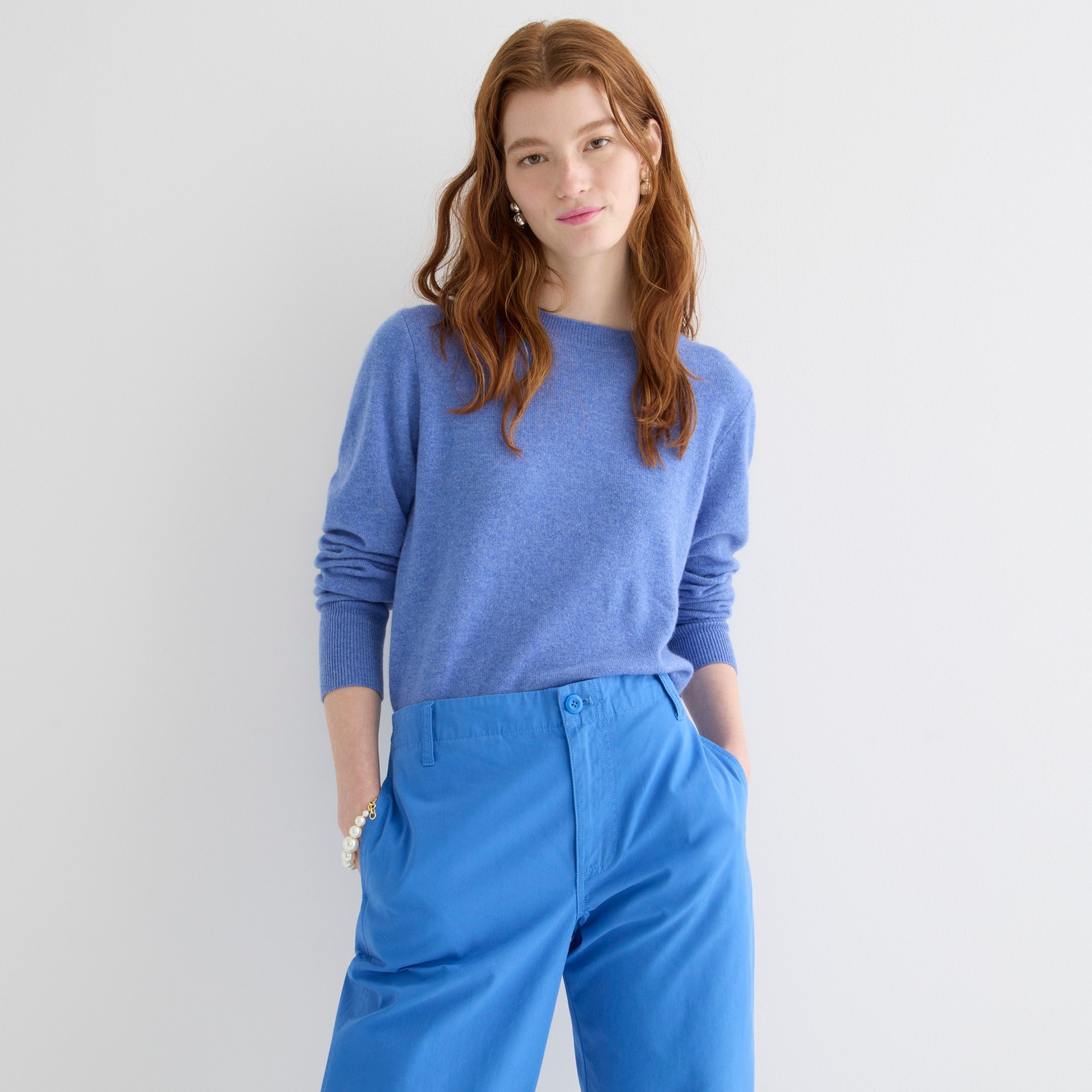 Cashmere classic-fit crewneck sweater