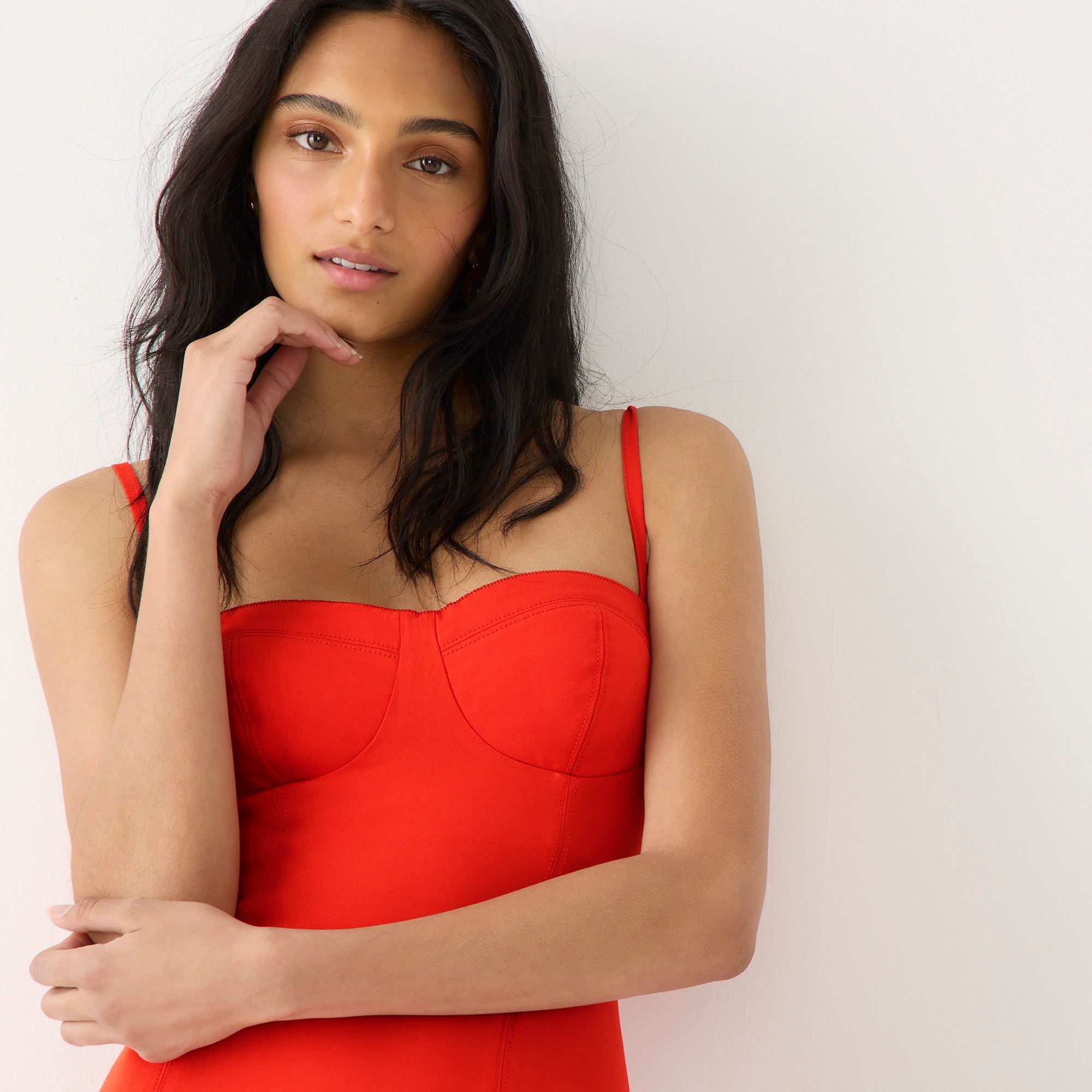 Collection invite dress in crepe