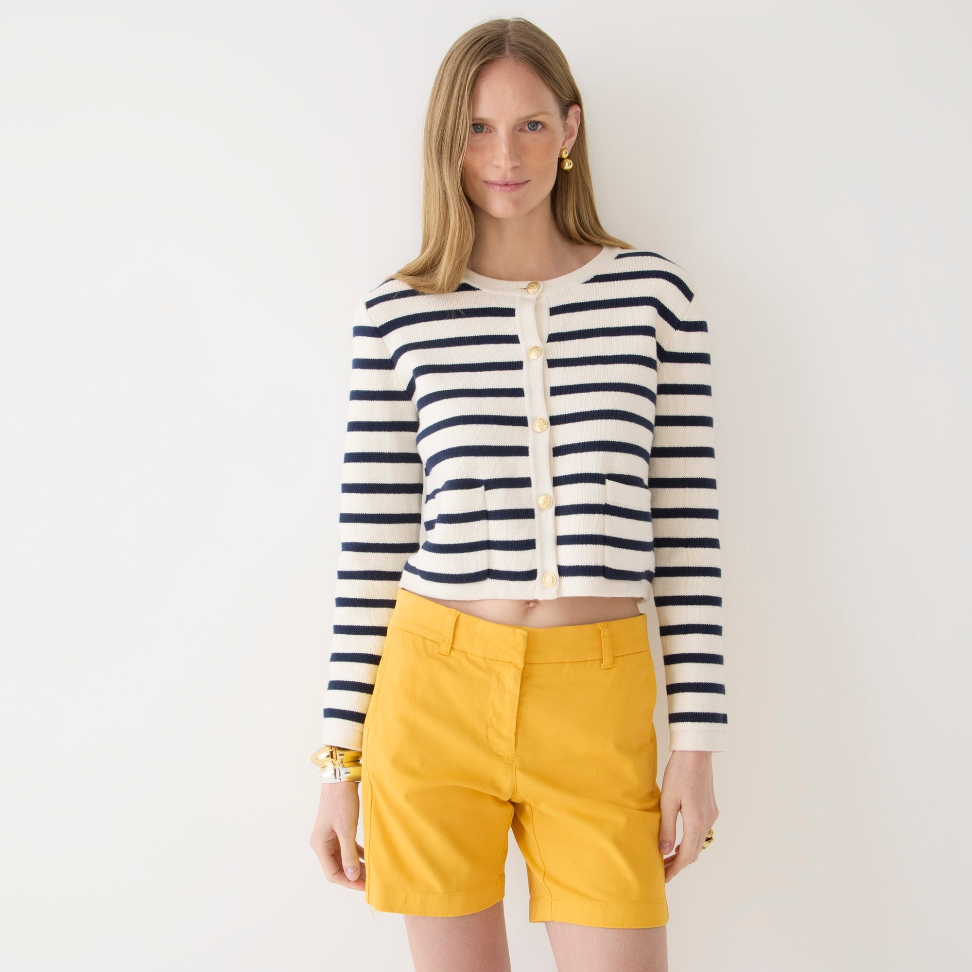 7" stretch chino short