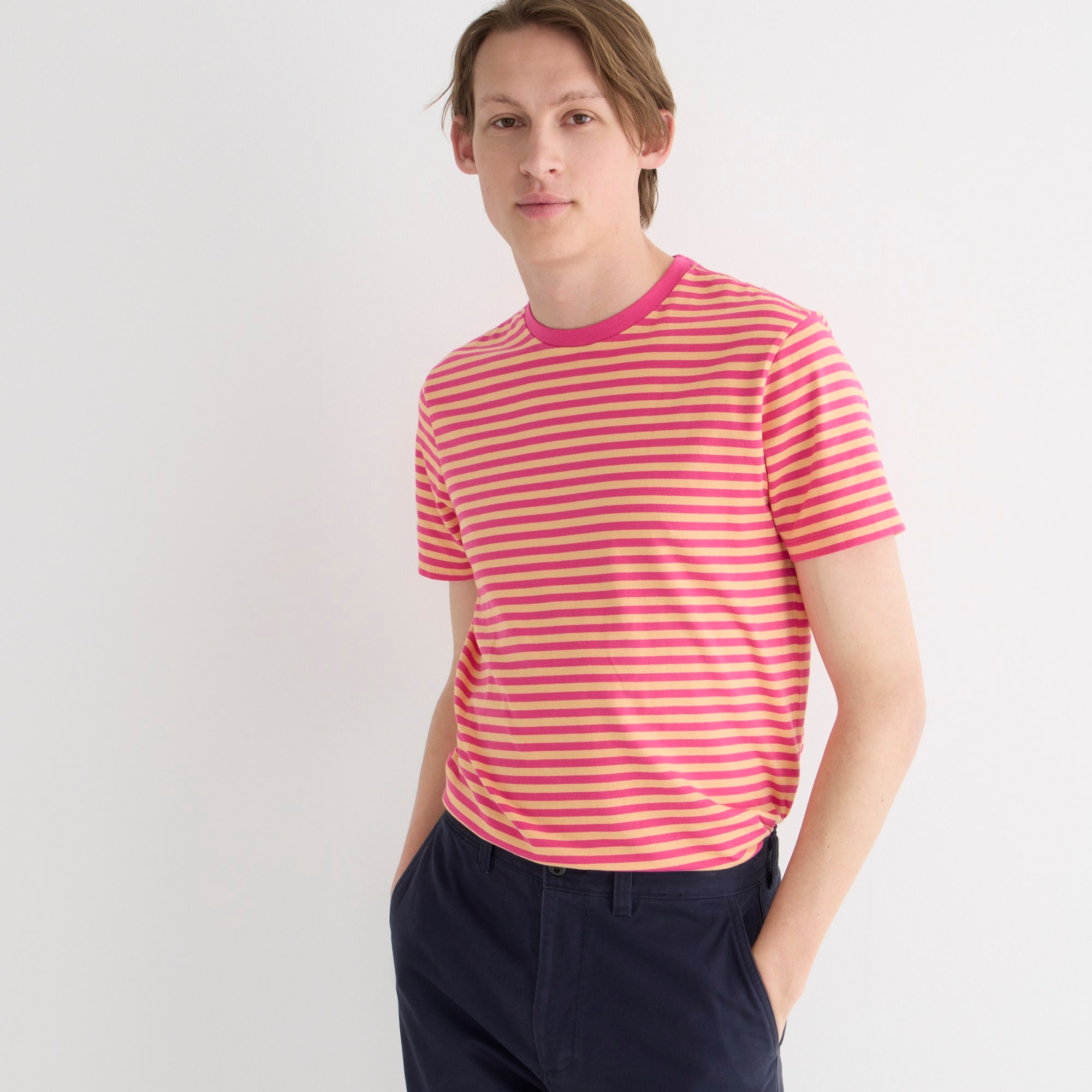 Cotton T-shirt in stripe