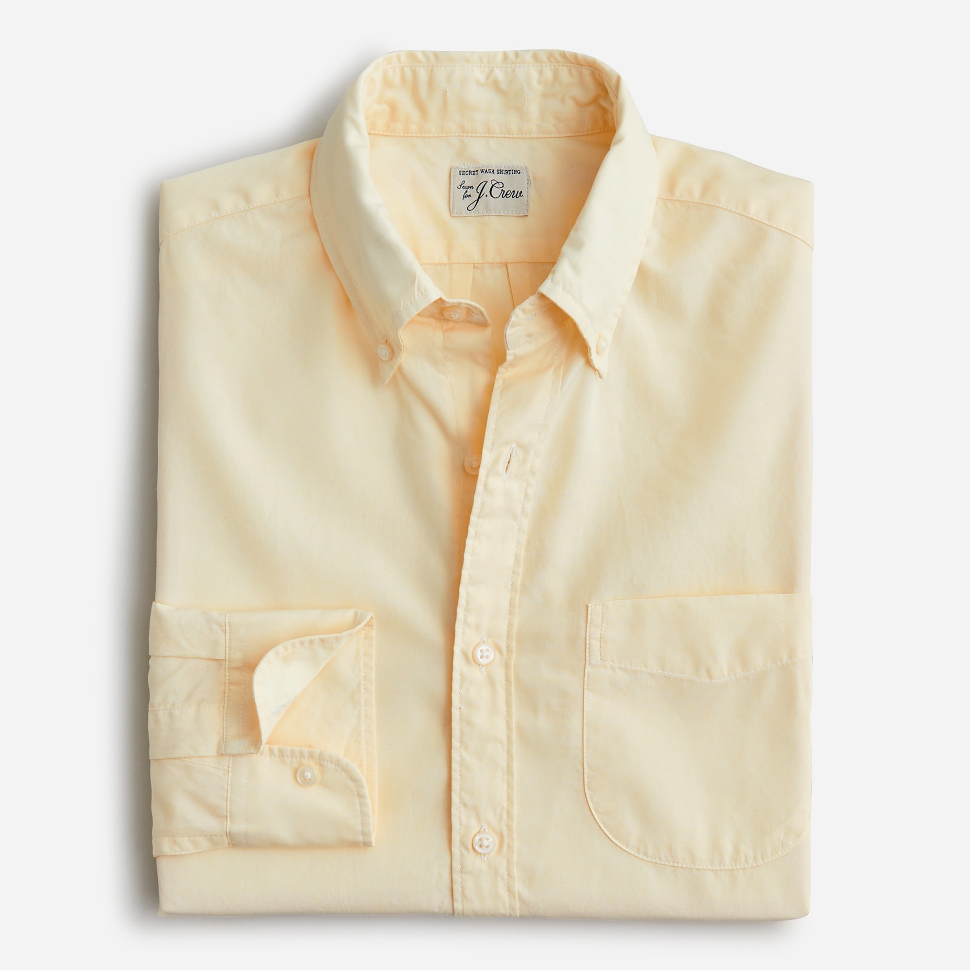 Secret Wash cotton poplin shirt