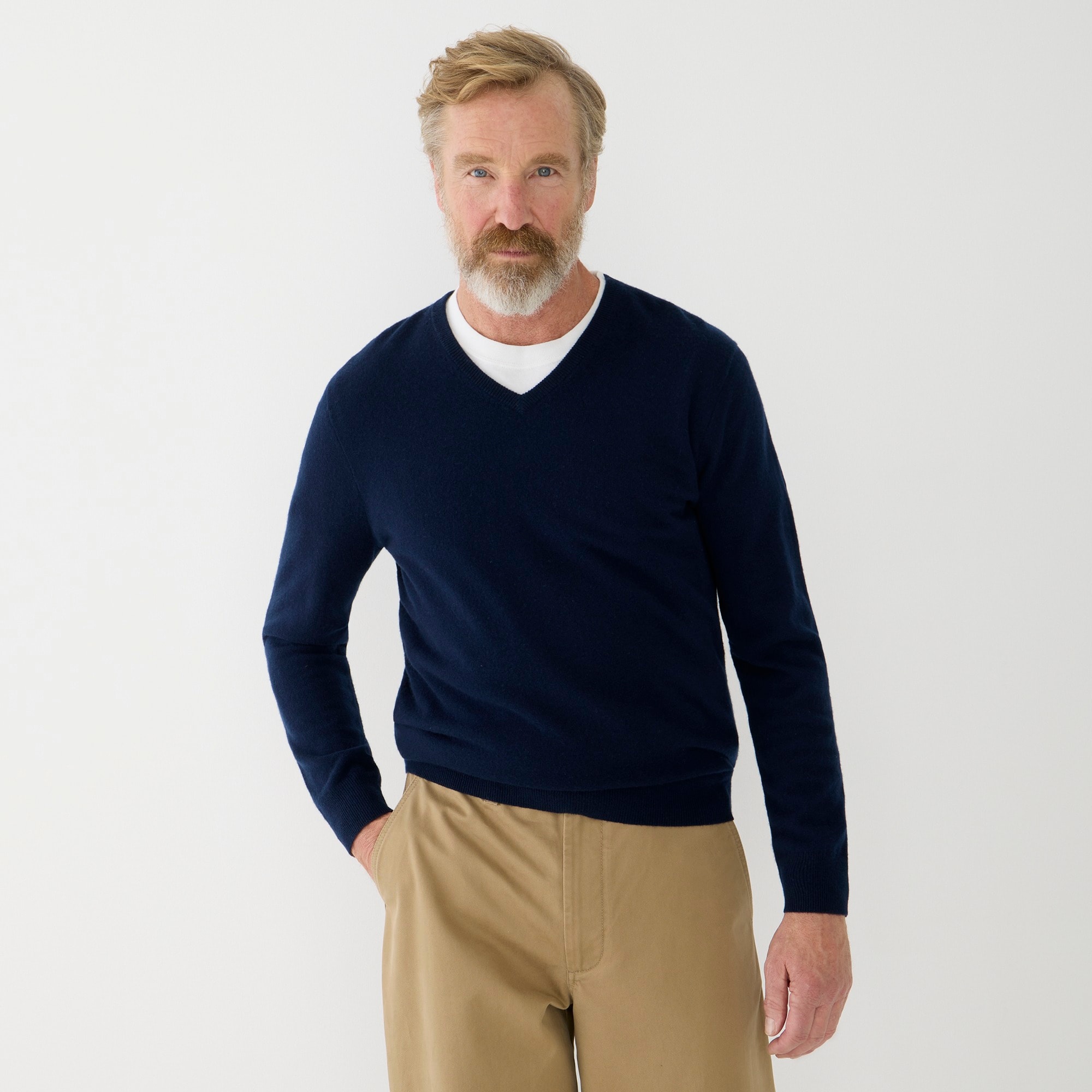 Cashmere V-neck sweater