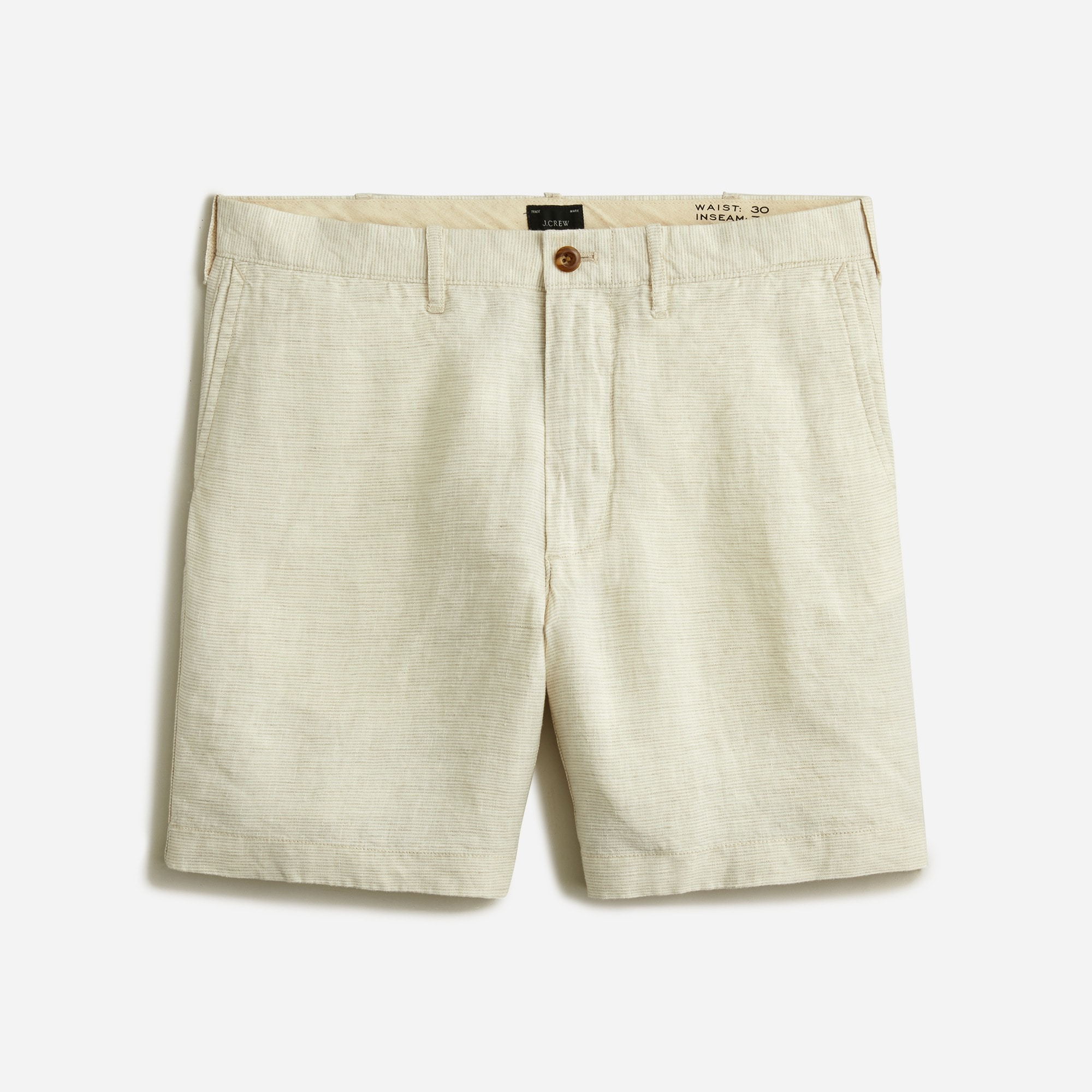 7" linen short