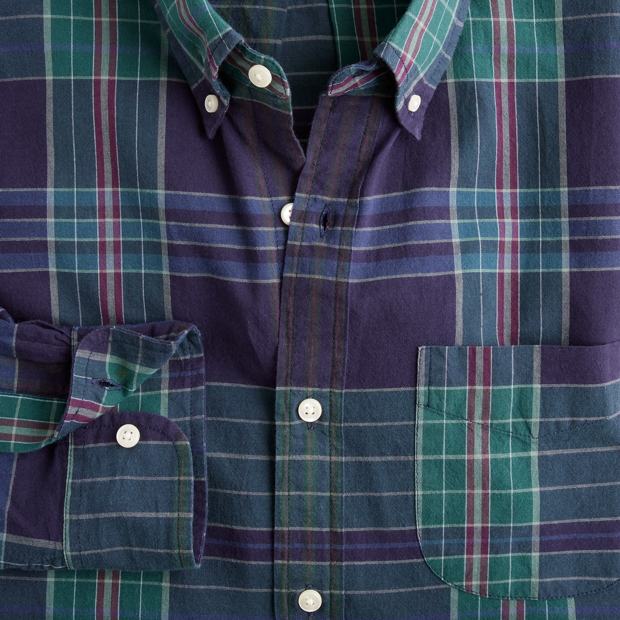 Indian madras shirt in cotton