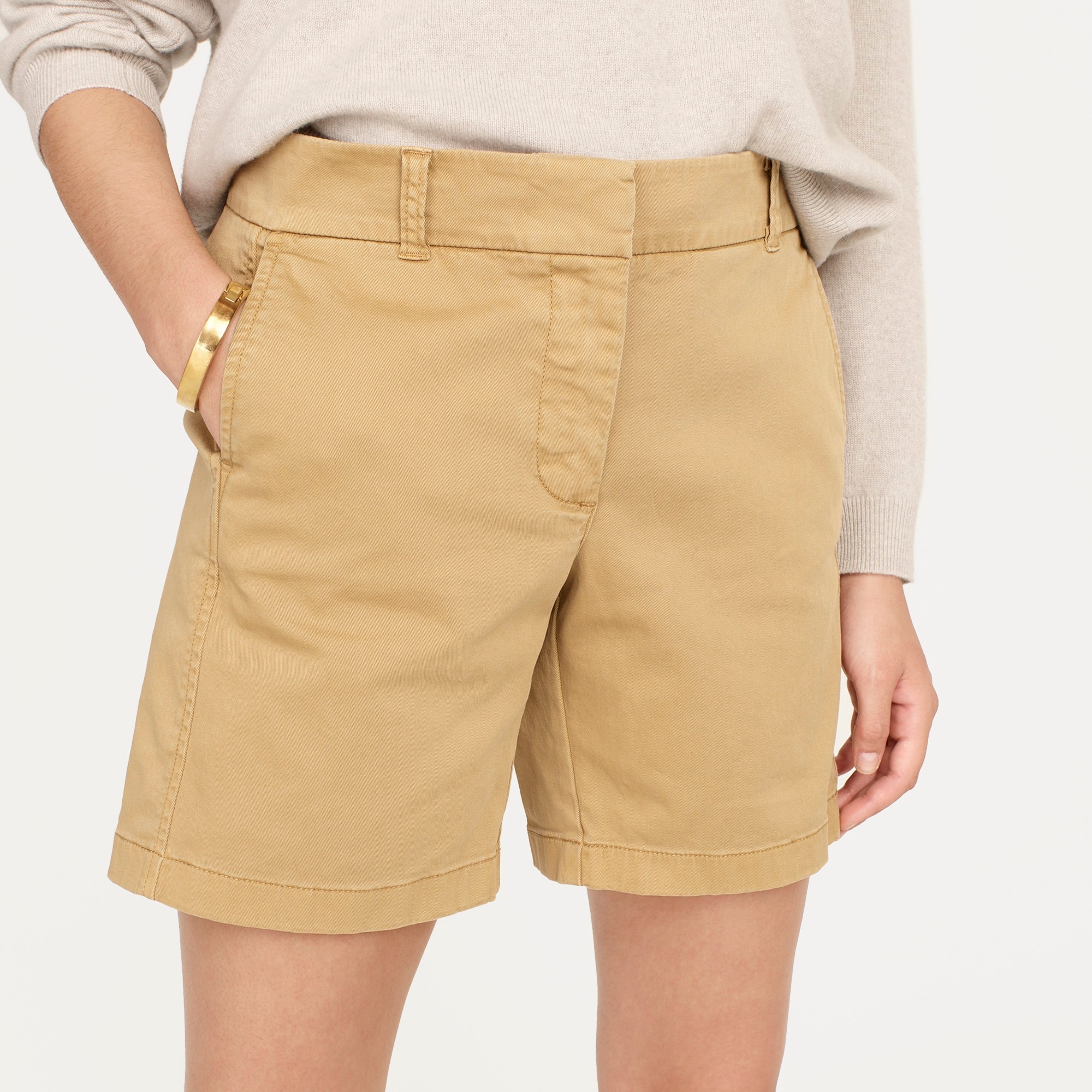7" stretch chino short