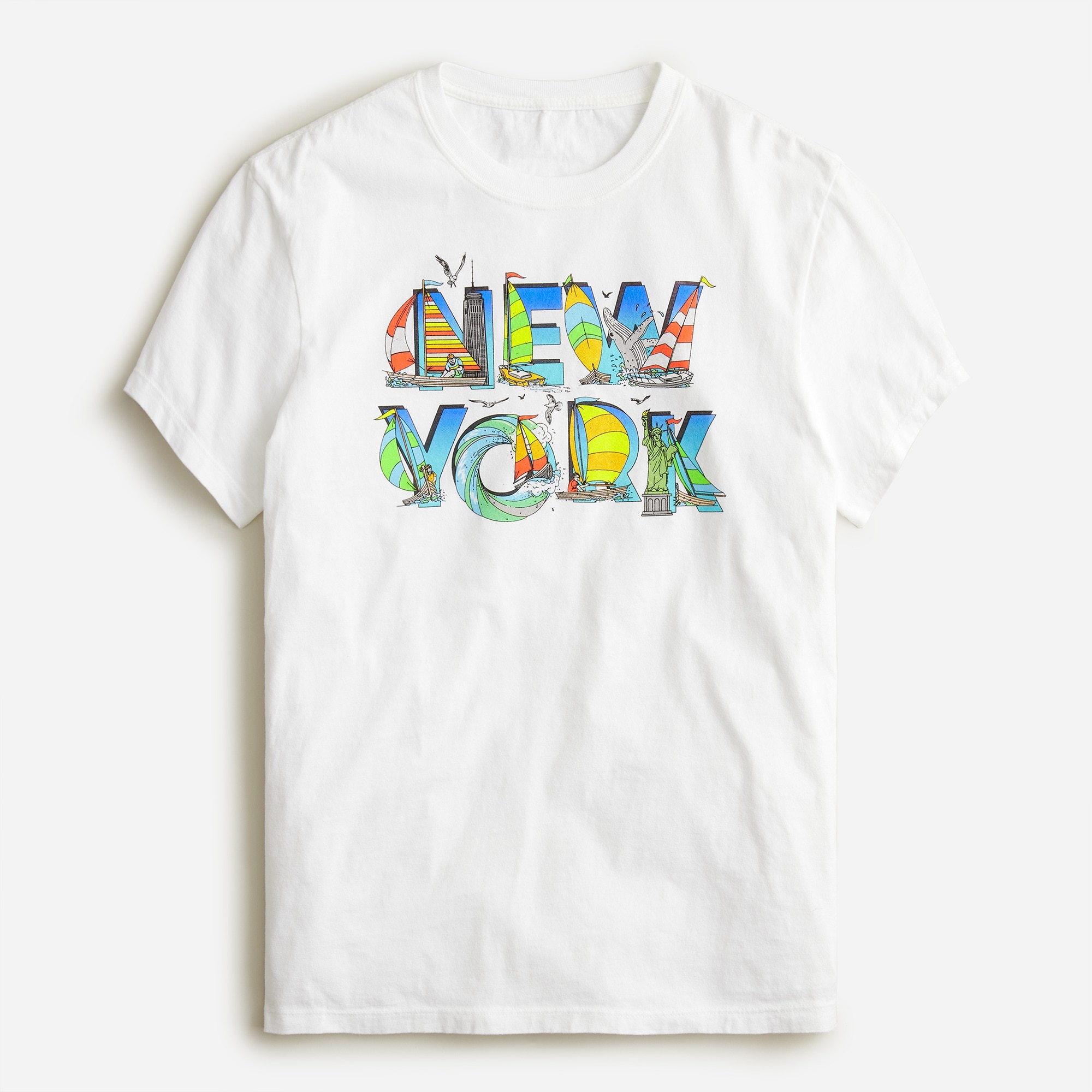 Made-in-the-USA New York graphic T-shirt