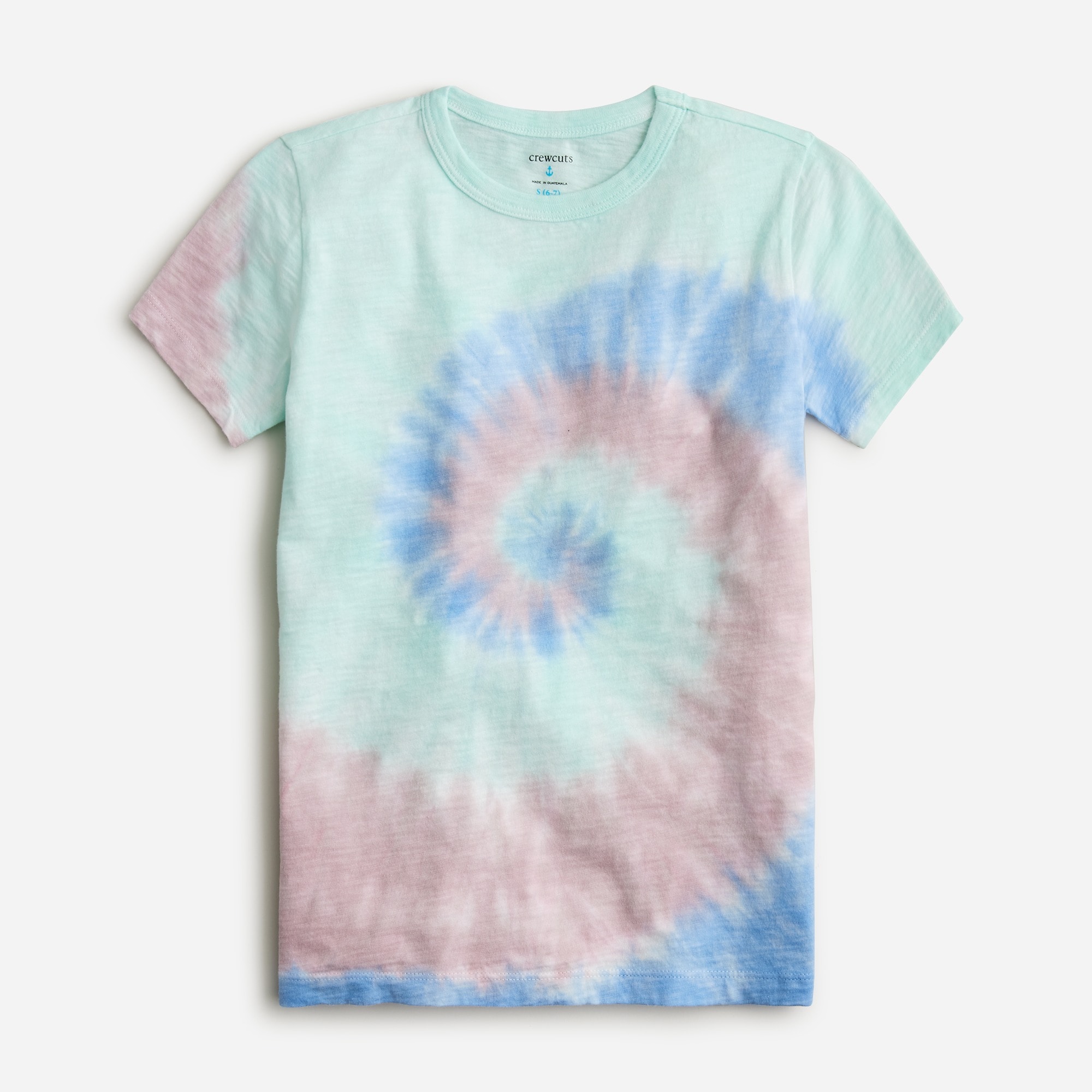 Kids' short-sleeve multi tie-dye T-shirt