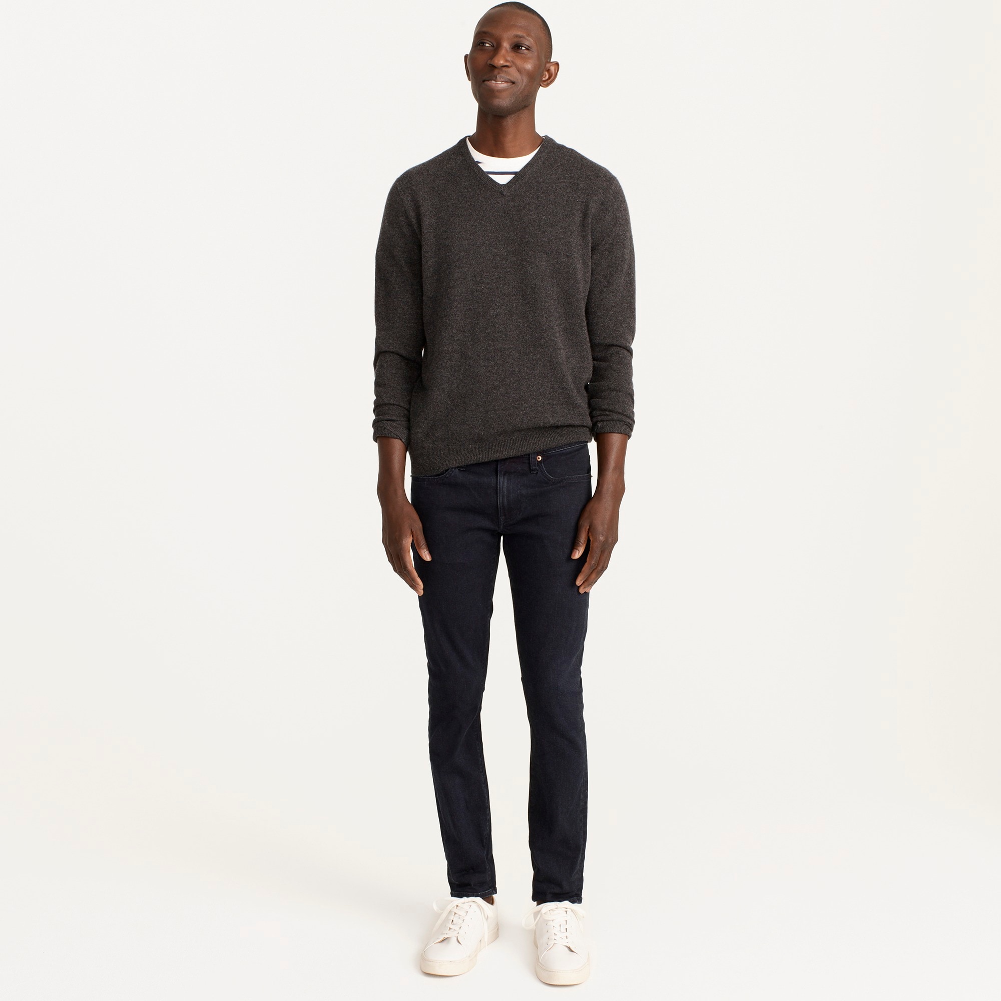 250 Skinny-fit stretch jean in deep lake wash