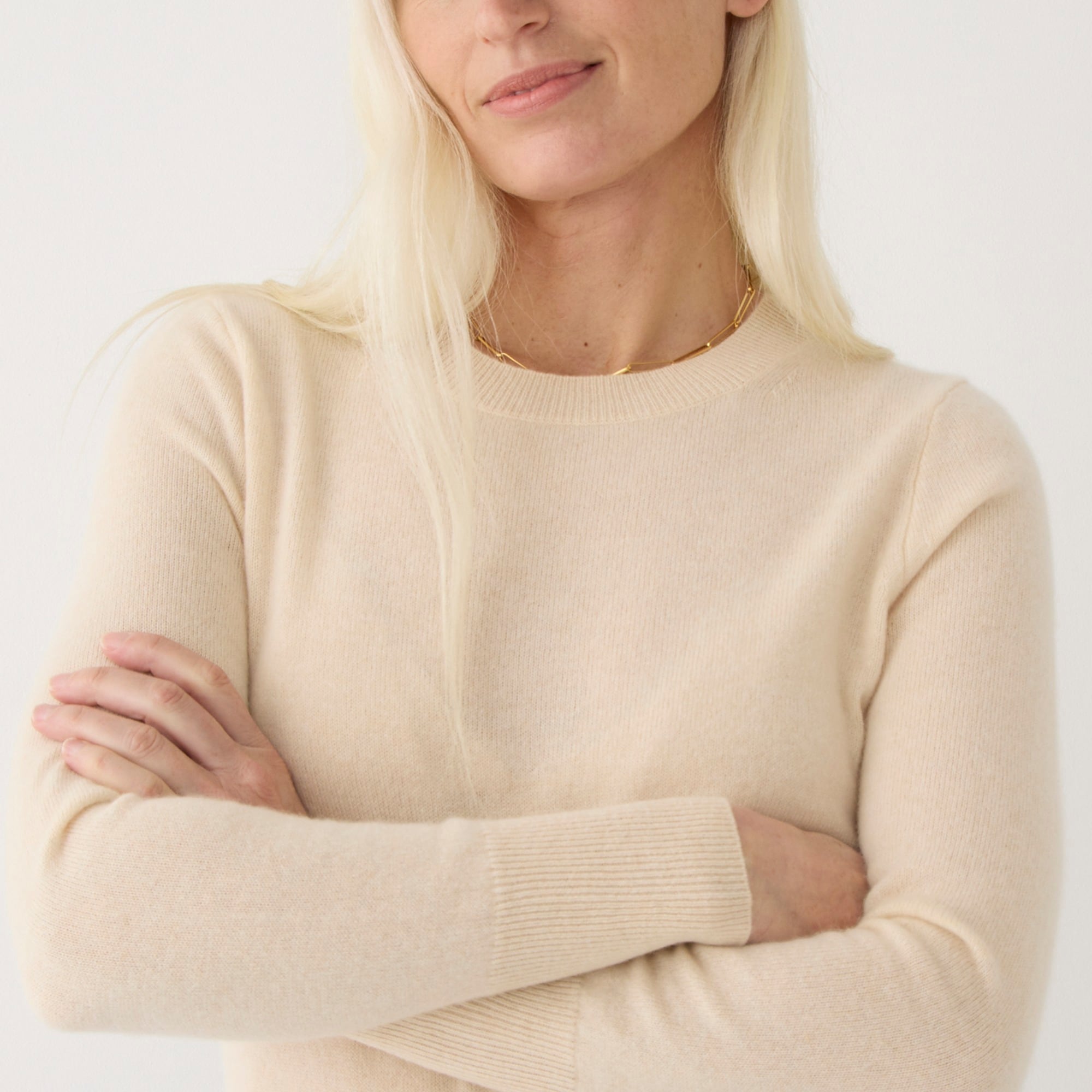 Cashmere classic-fit crewneck sweater