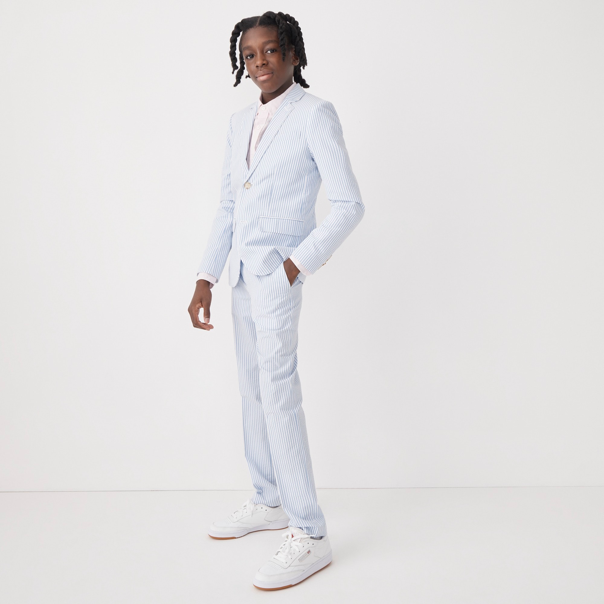 Boys' Ludlow suit pant in seersucker