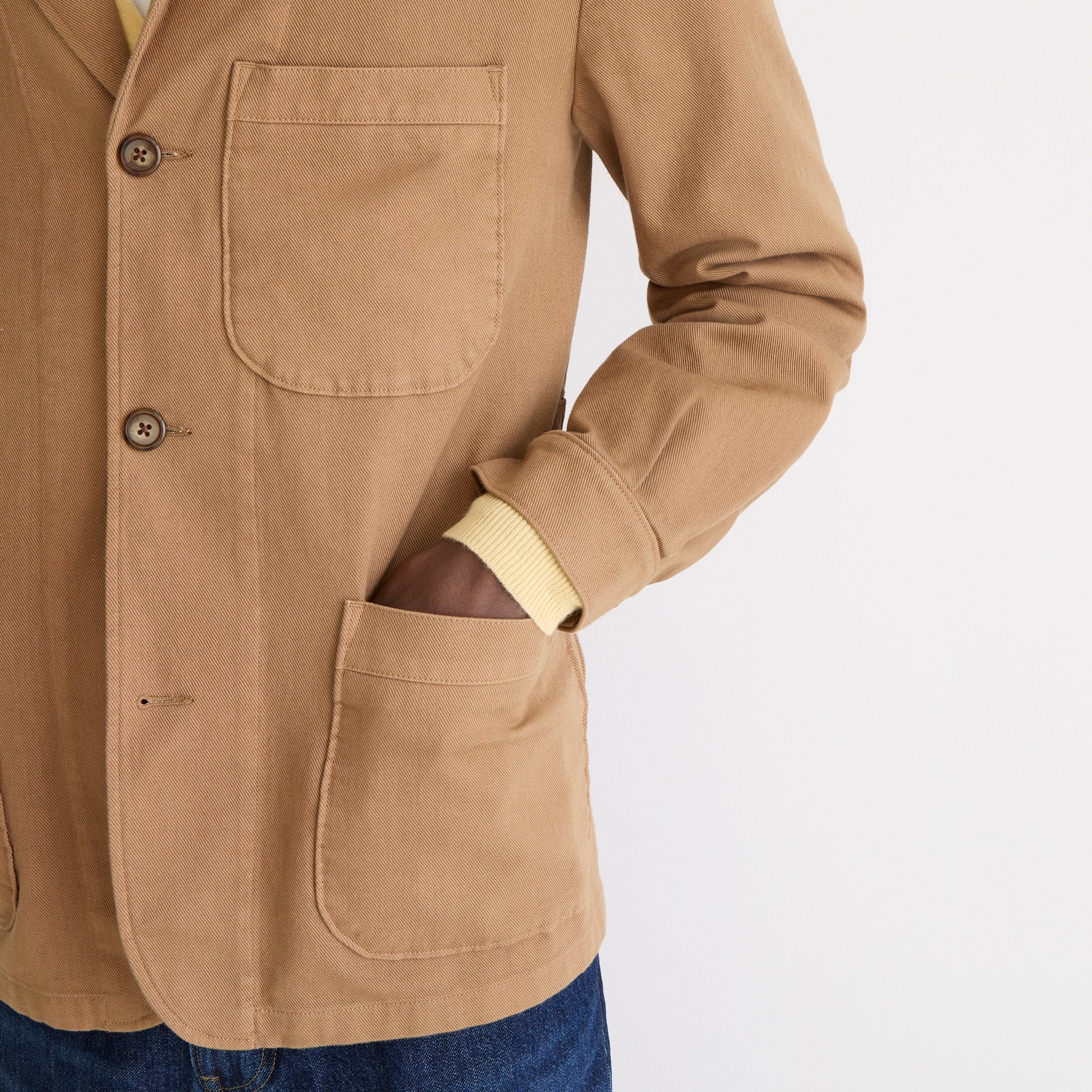 Wallace & Barnes three-button chore blazer