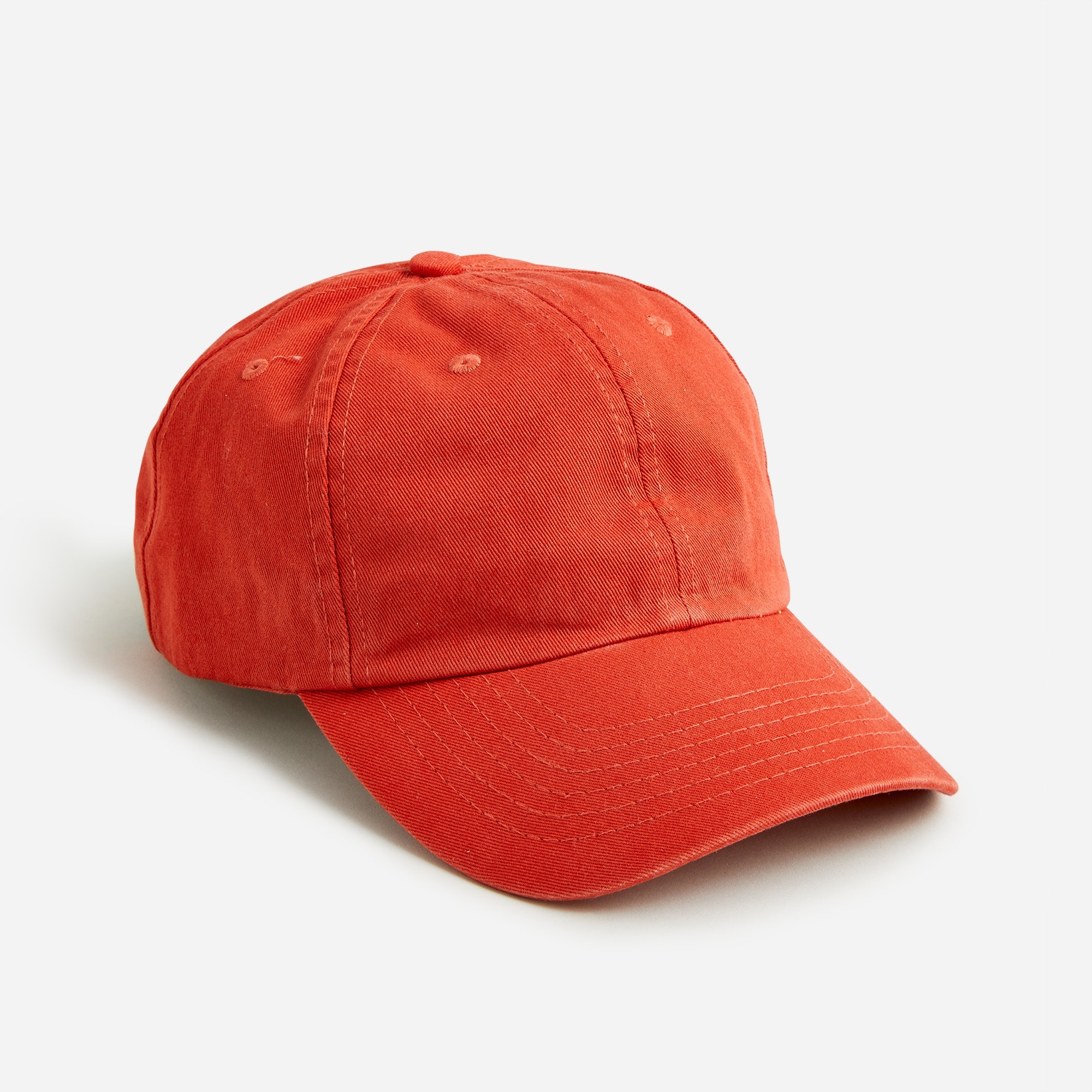 Made-in-the-USA garment-dyed twill baseball cap