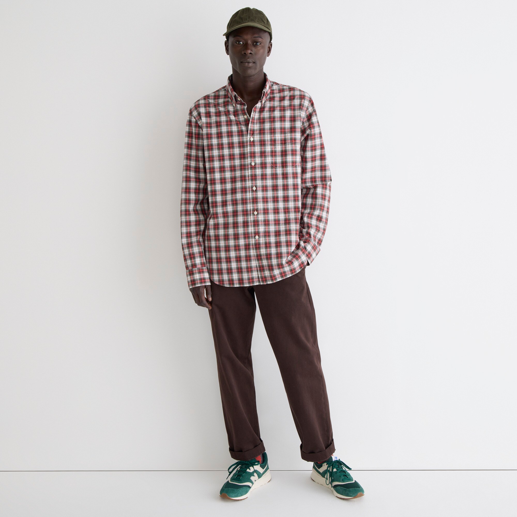 Secret Wash cotton poplin shirt