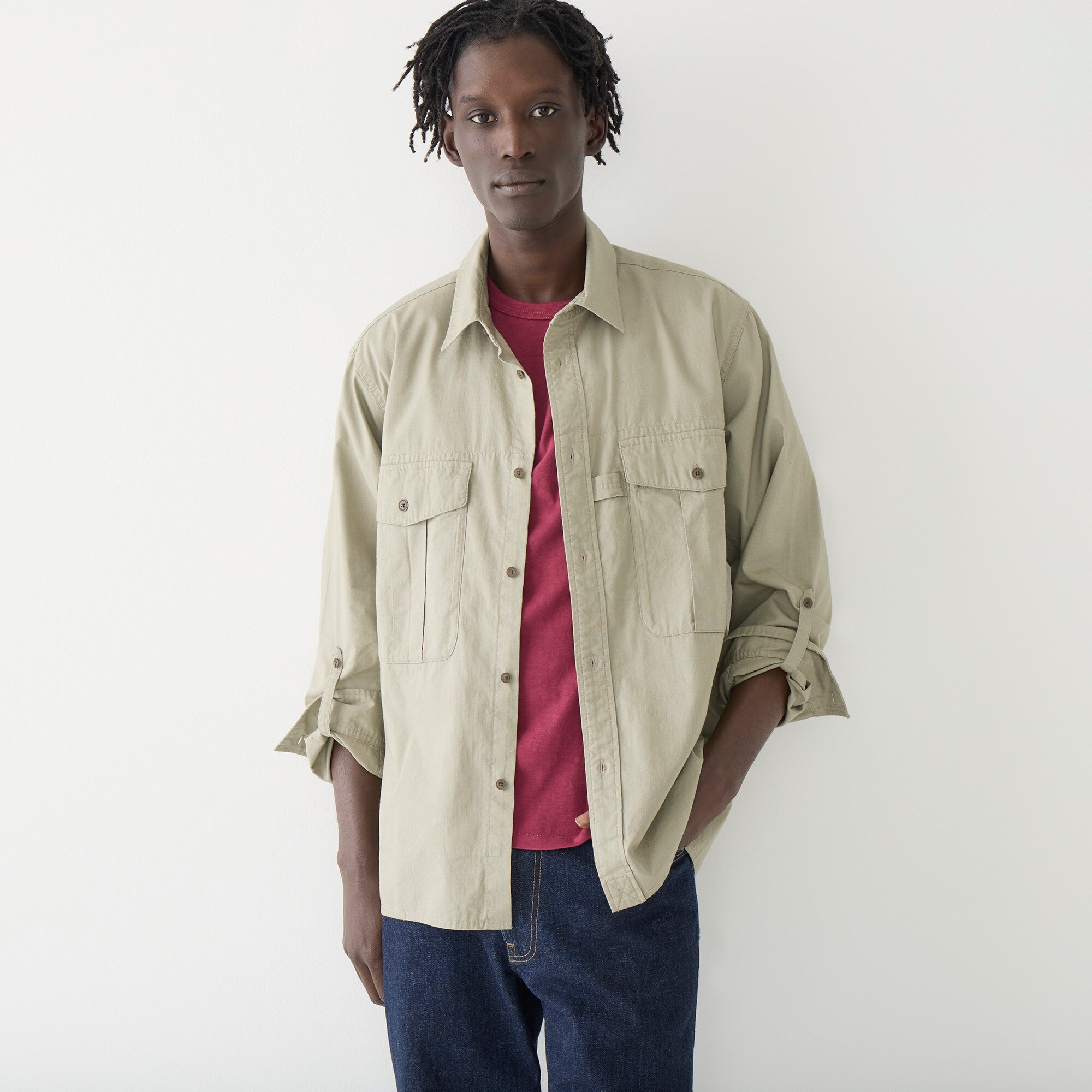 Snow Peak ripstop shirt