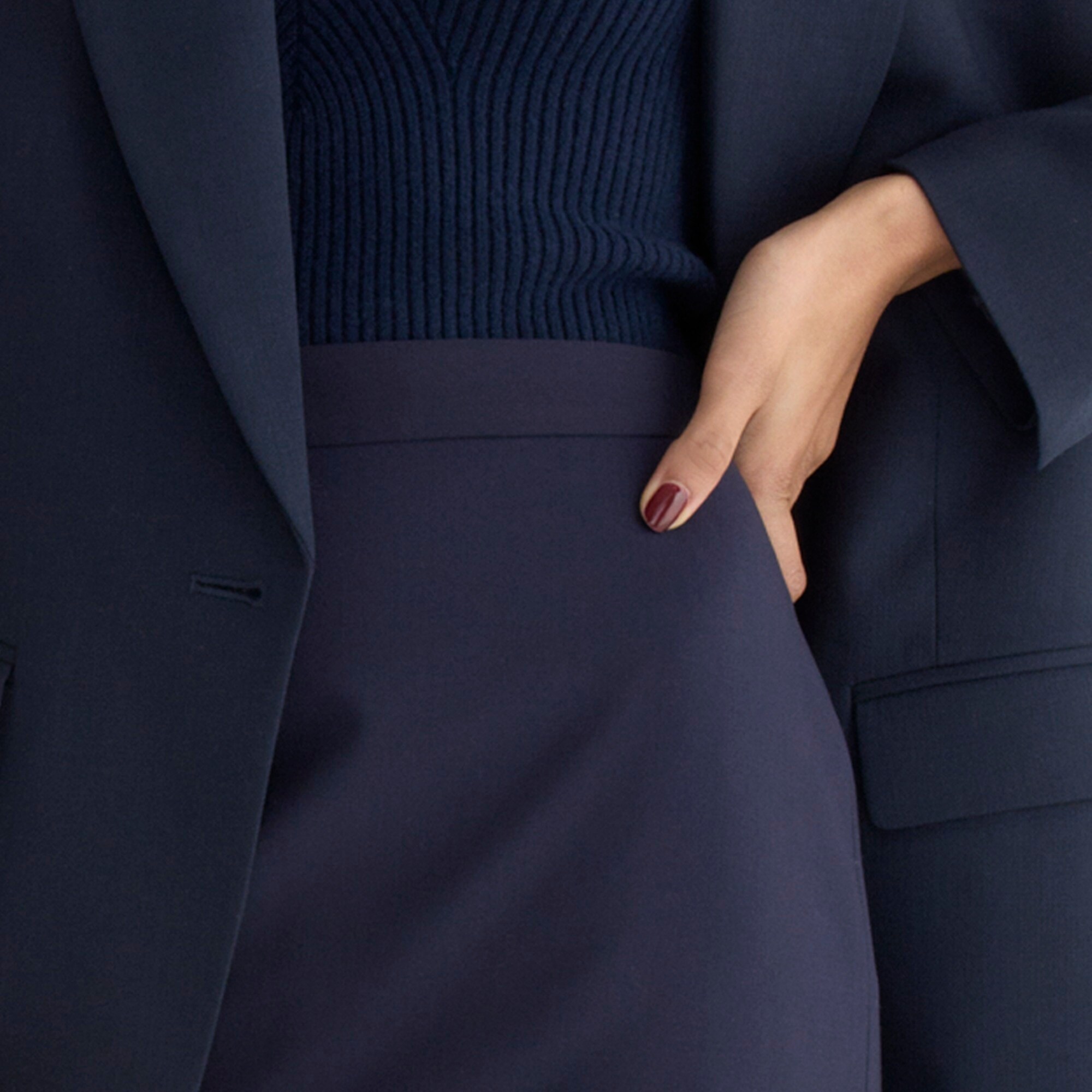 No. 2 Pencil® skirt in Italian stretch wool