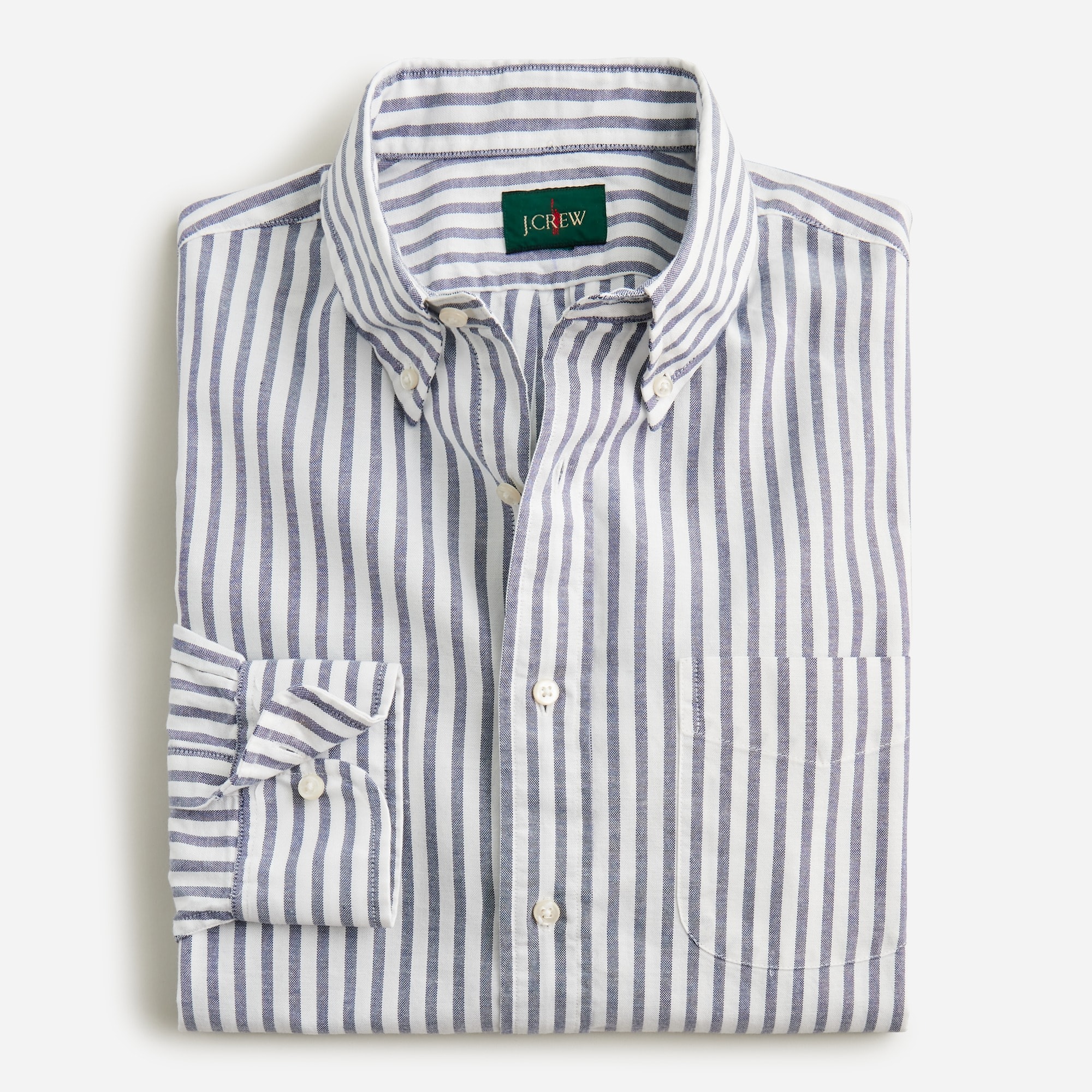 Relaxed Broken-in organic cotton oxford shirt