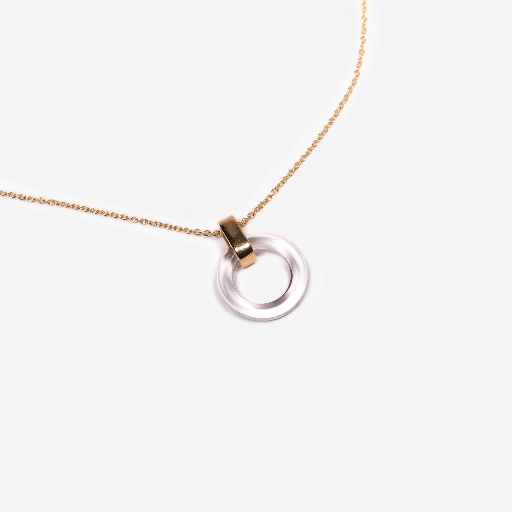 Odette New York Beau necklace in crystal quartz