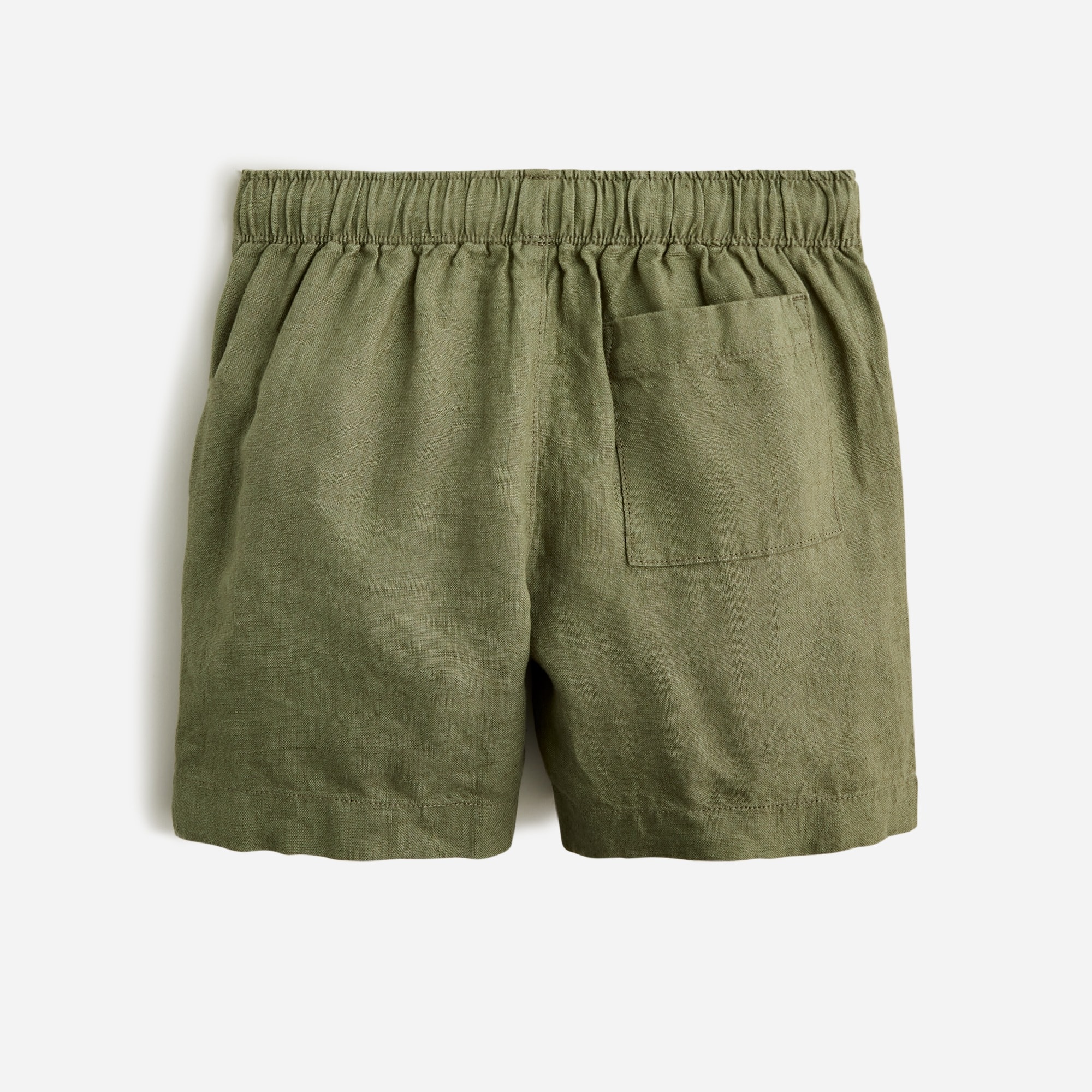 Boys' dock short in linen