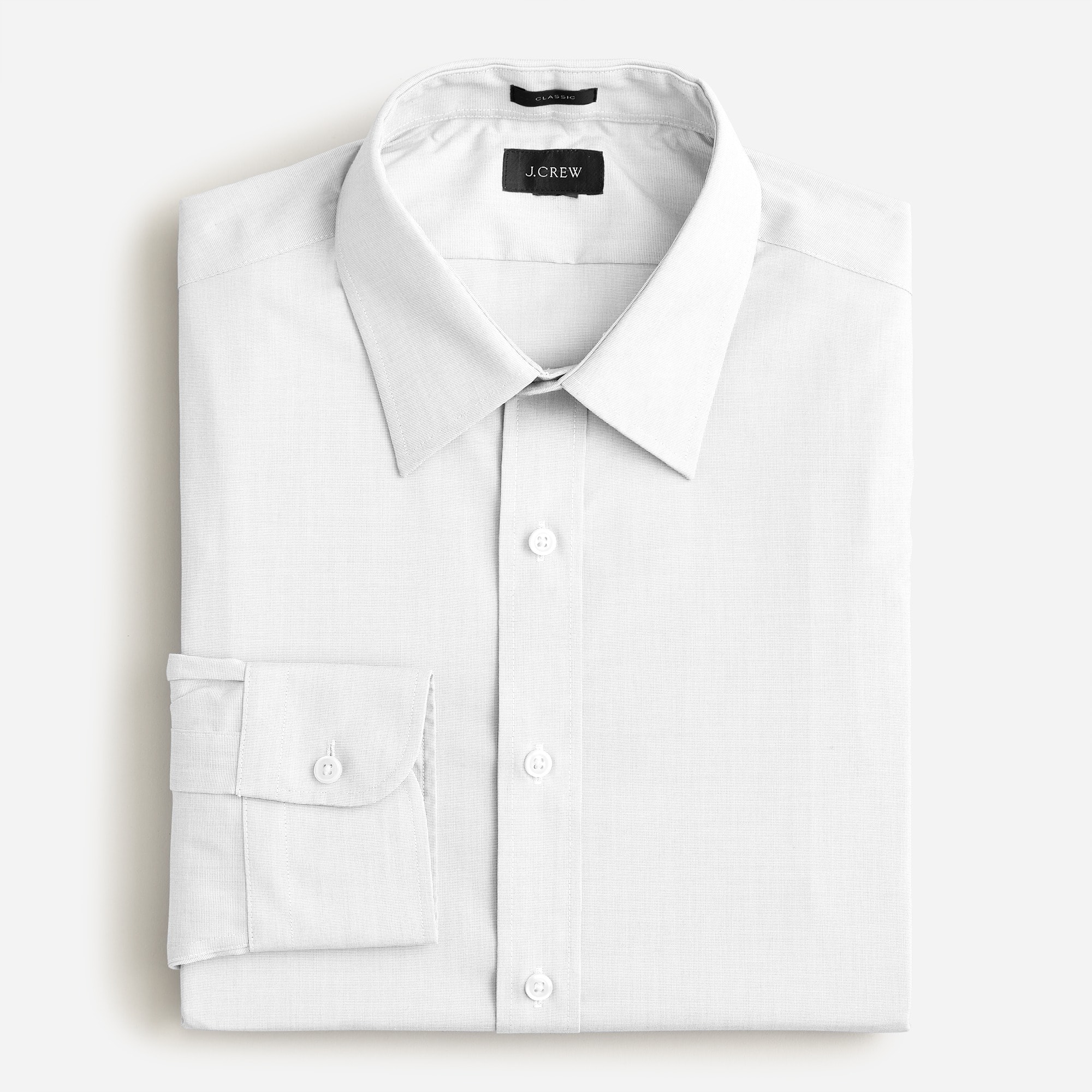 Bowery stretch cotton shirt with point collar