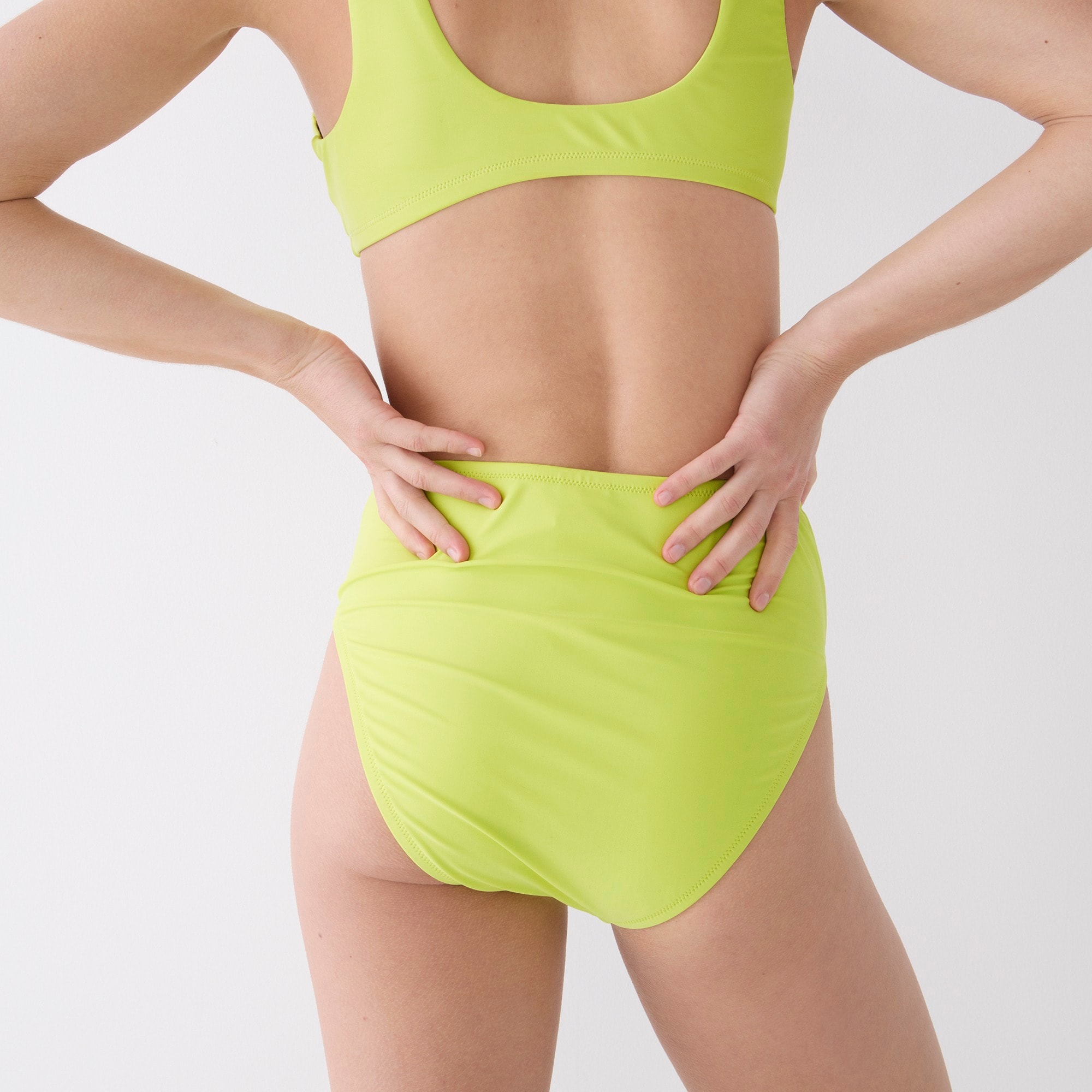 High-rise bikini bottom