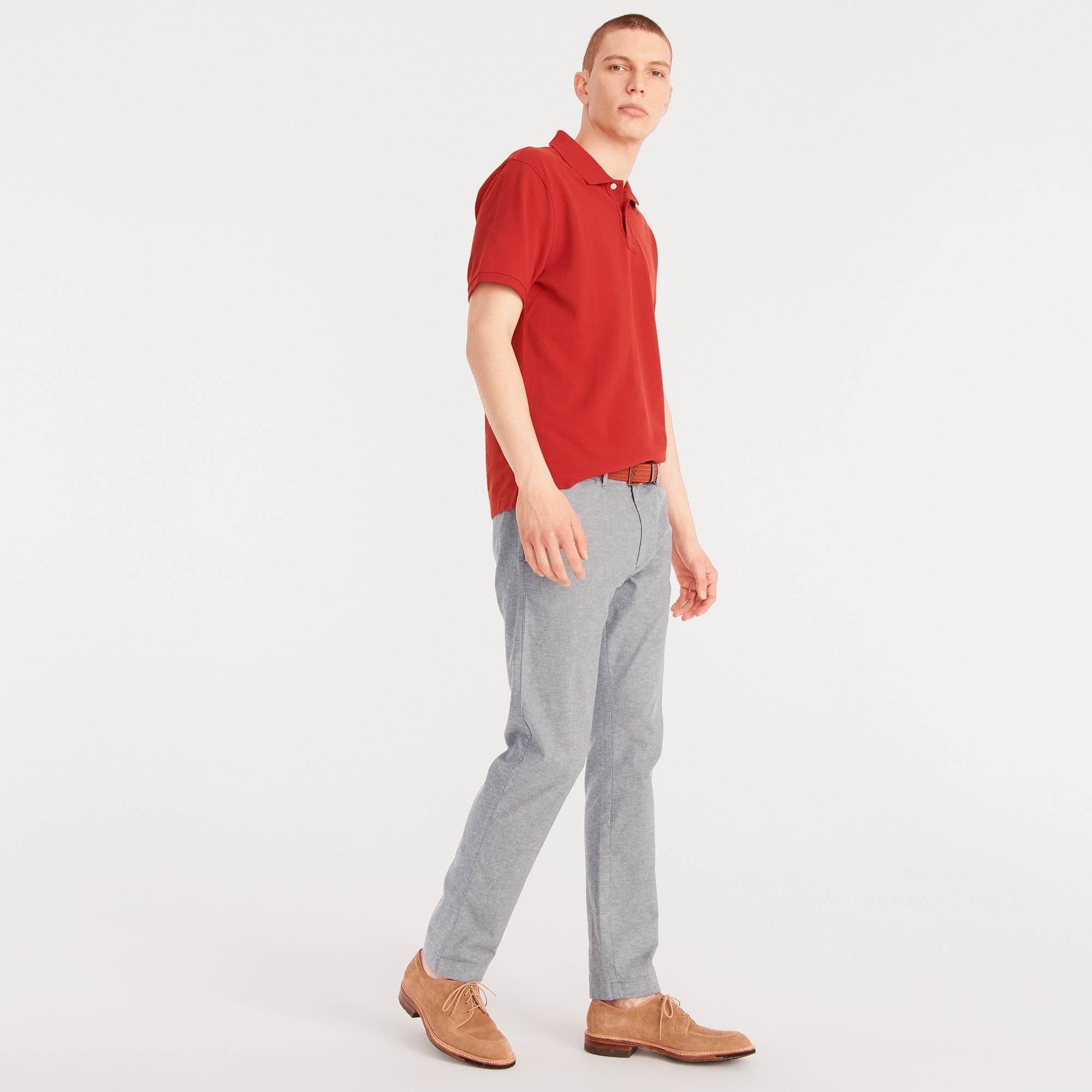 484 Slim-fit chino pant in stretch slub cotton blend