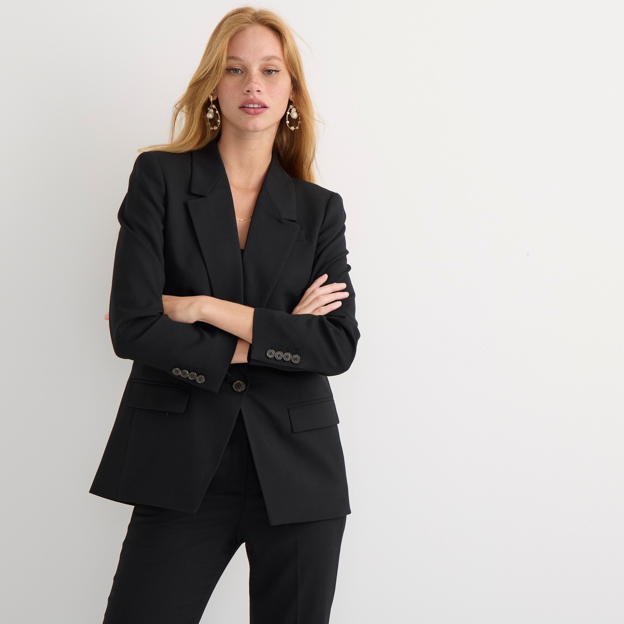 Willa blazer in Italian city wool blend