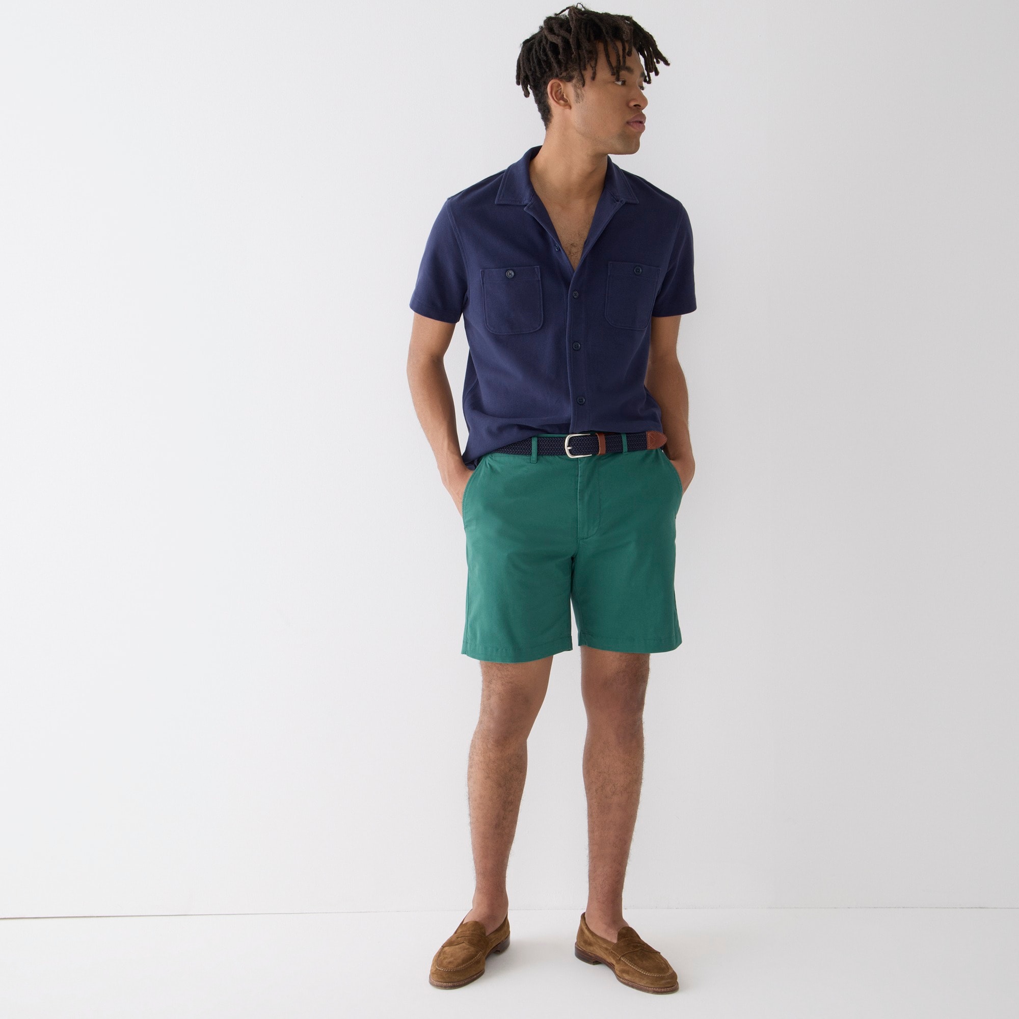 7" stretch chino short