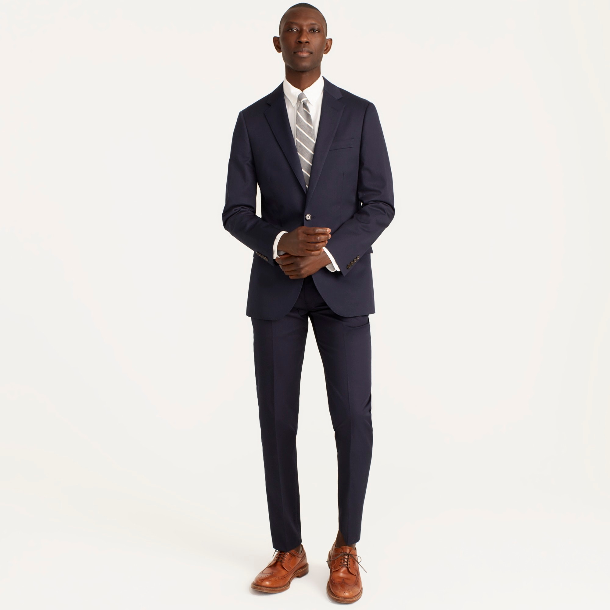 Ludlow Slim-fit suit jacket in Italian chino