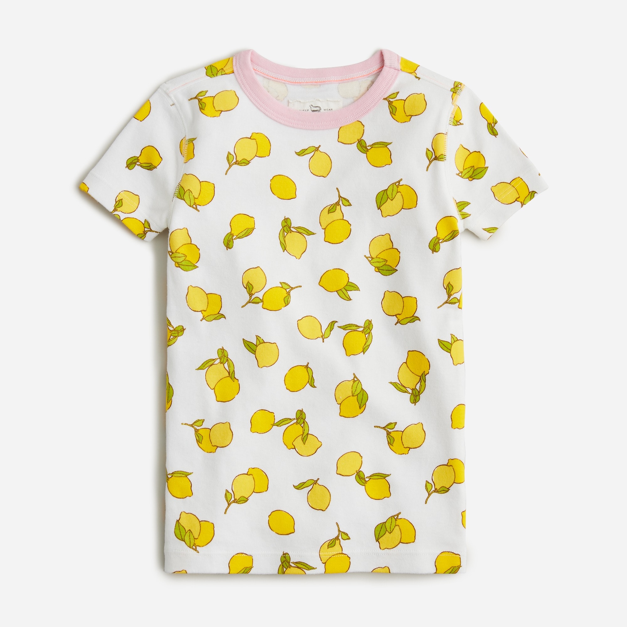 Kids' short-sleeve printed pajama set