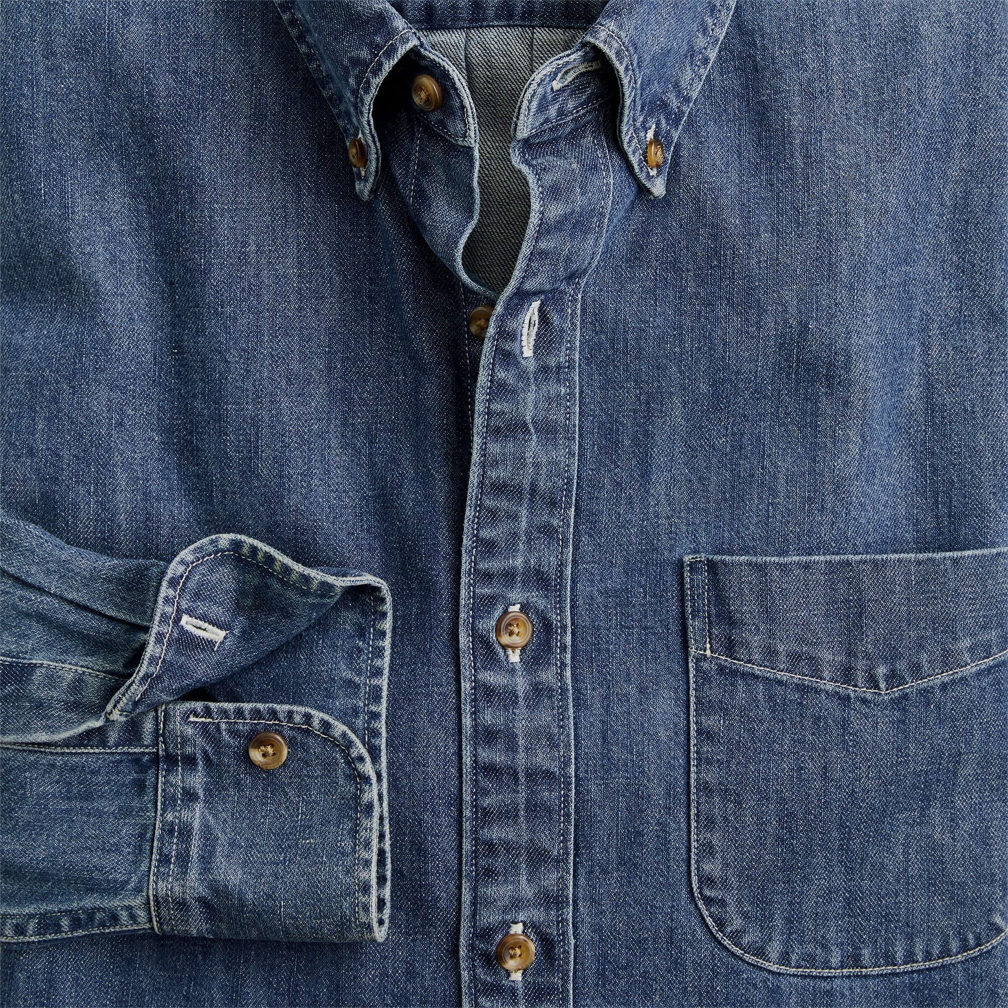Midweight denim workshirt