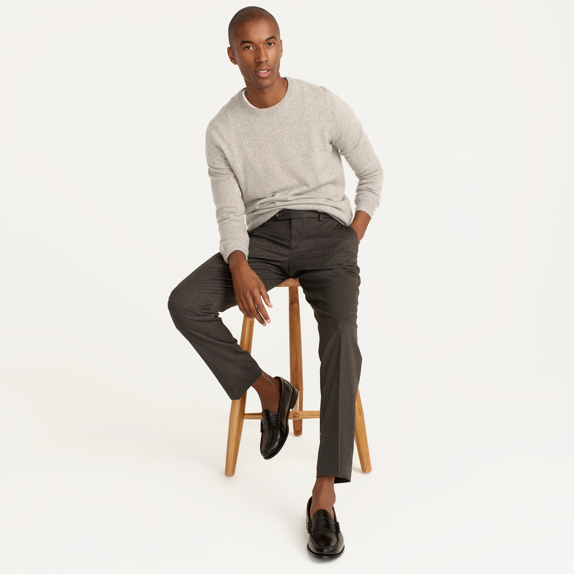 Bowery Slim-fit dress pant in stretch oxford