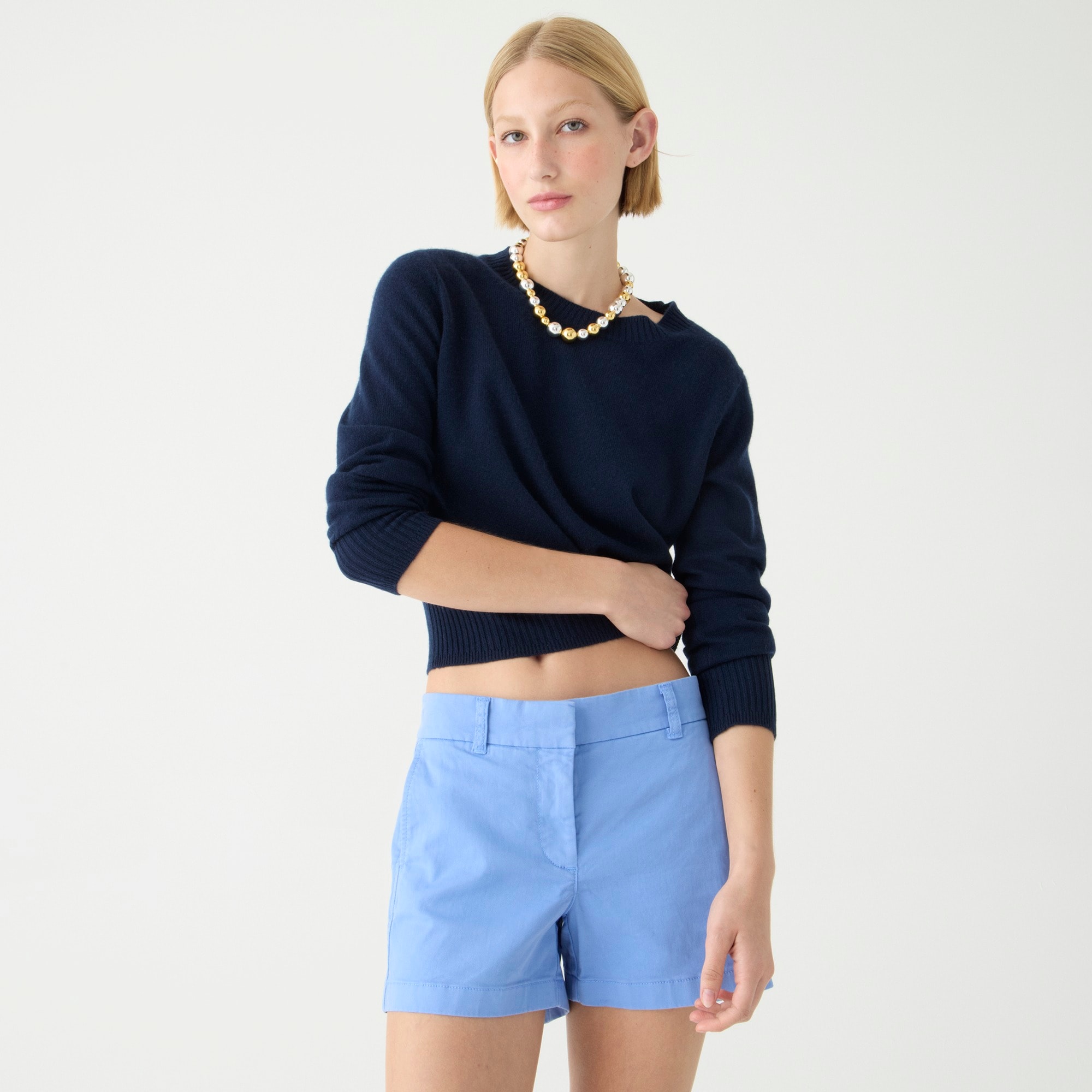 4" stretch chino short