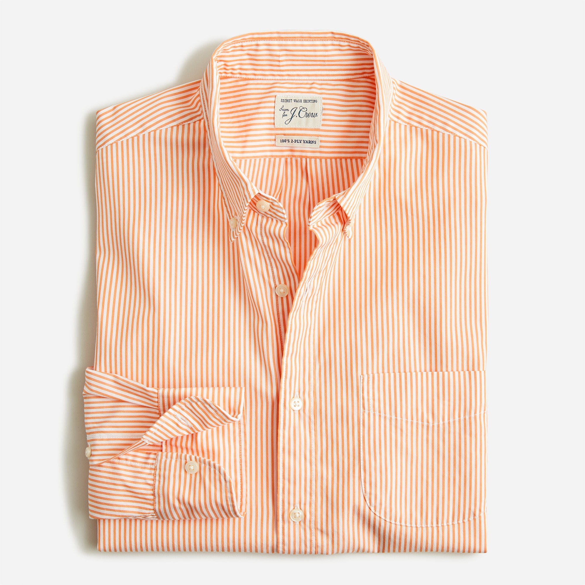 Tall Secret Wash cotton poplin shirt