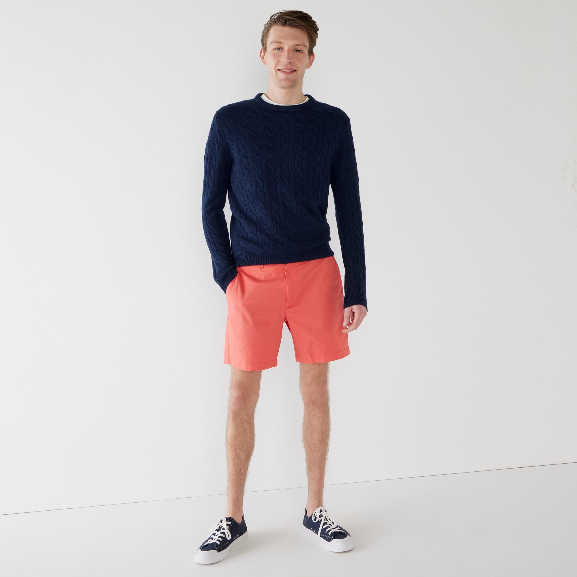 7" stretch chino short