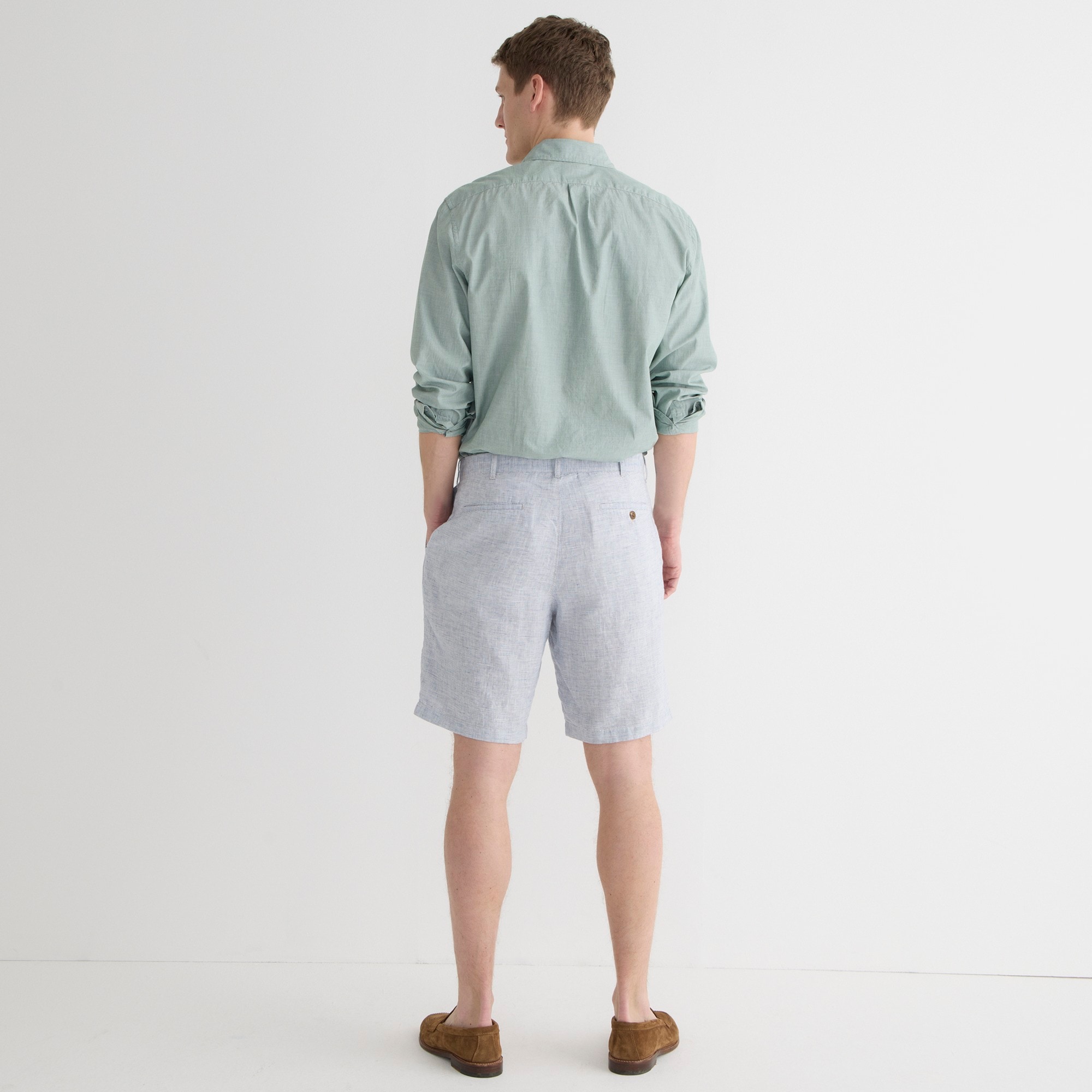 9" linen short