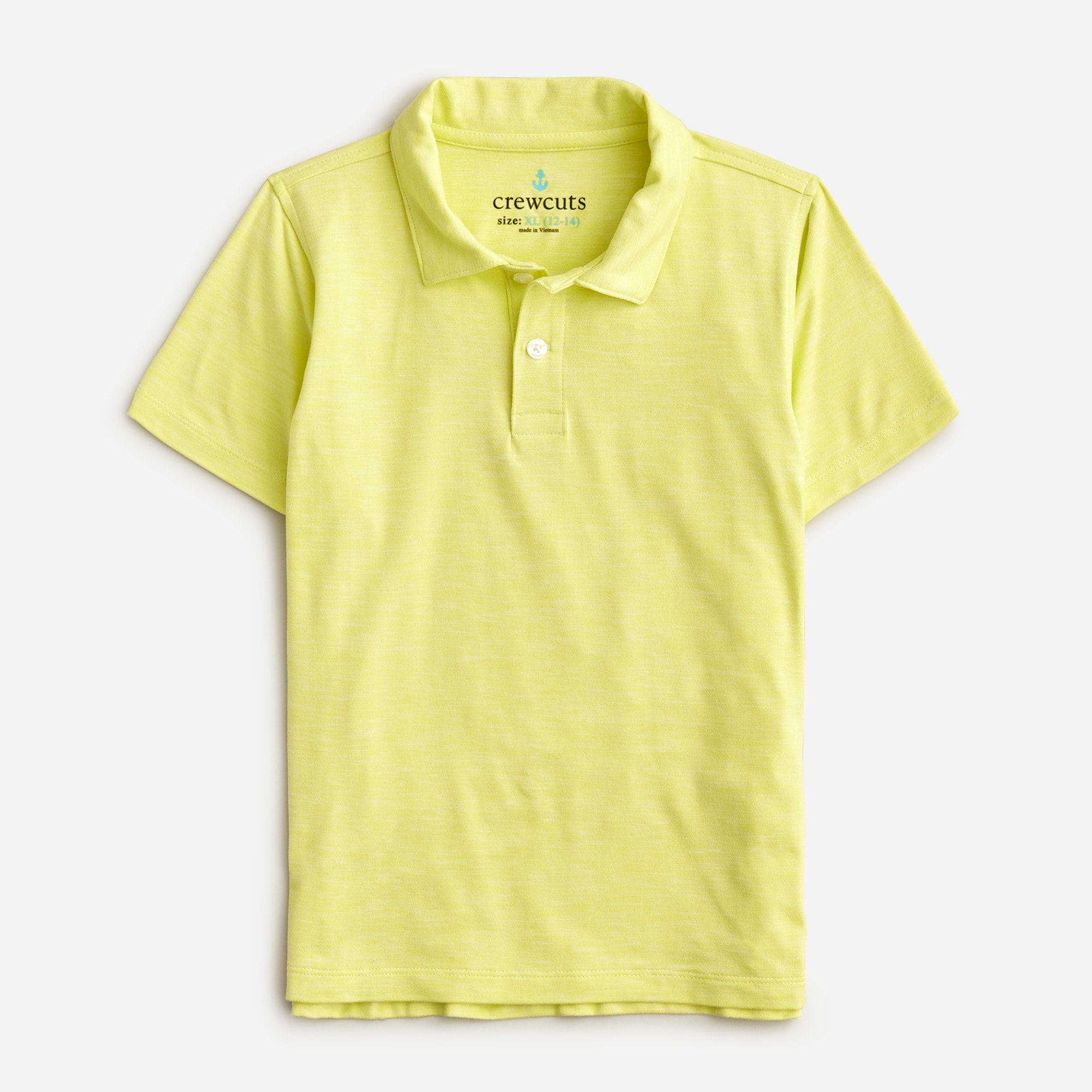 Boys' short-sleeve active polo shirt
