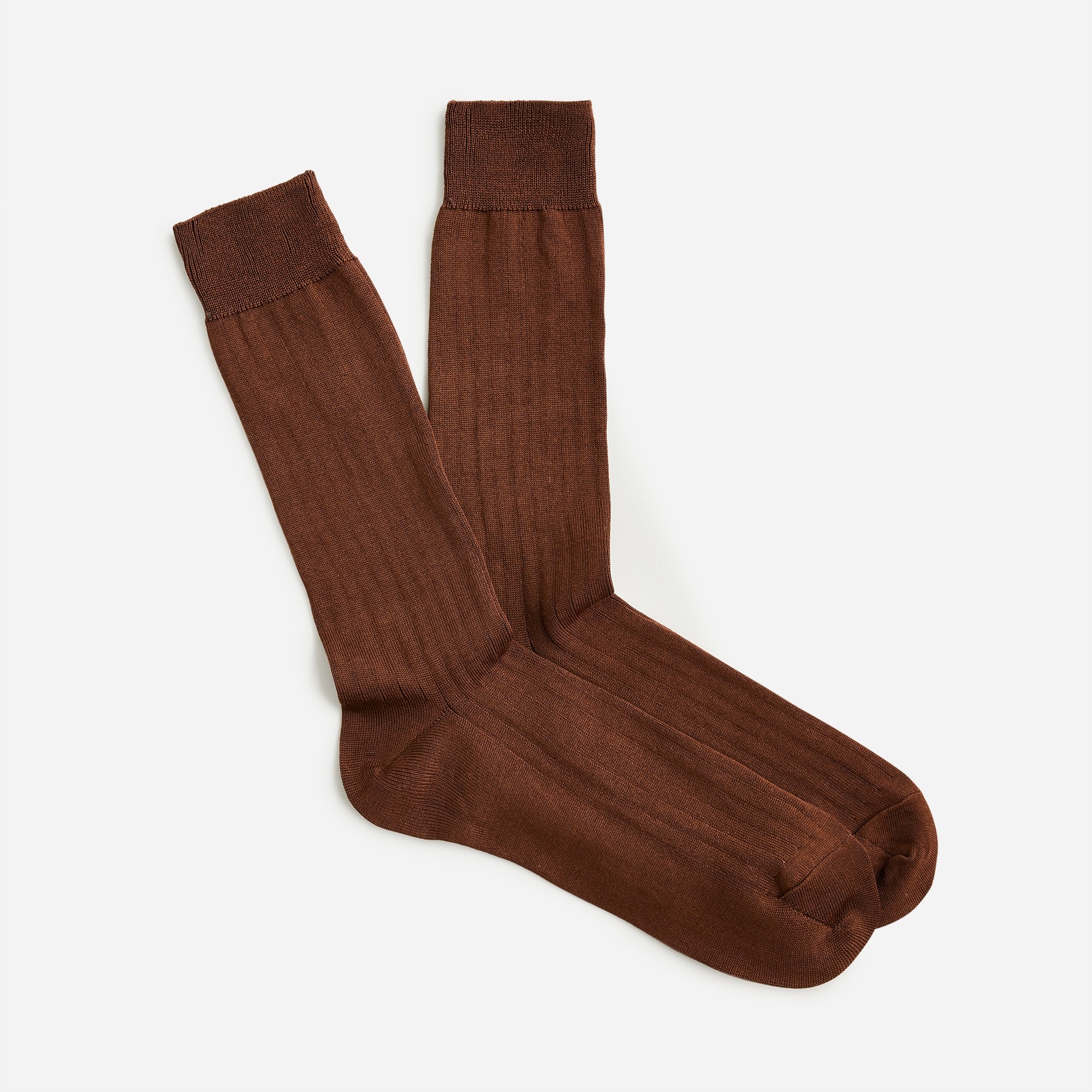 Ribbed dress socks