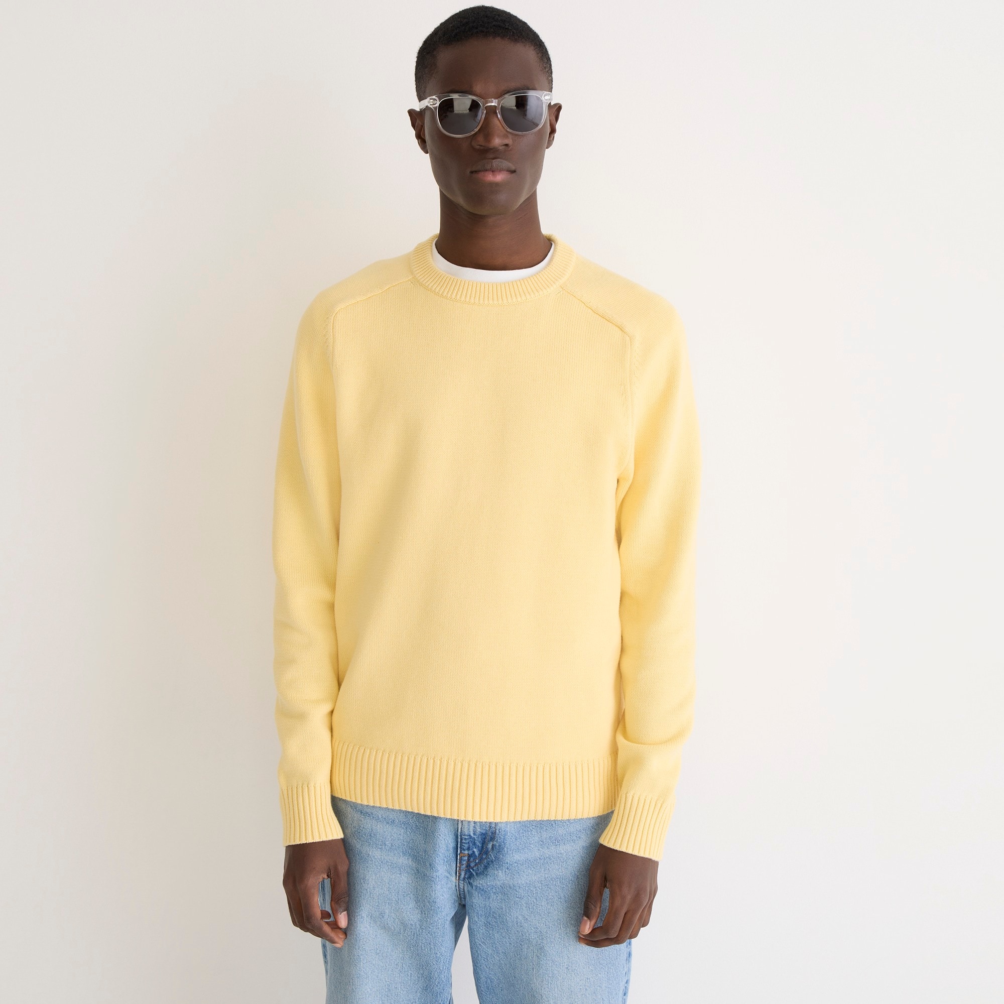 Heritage cotton crewneck sweater