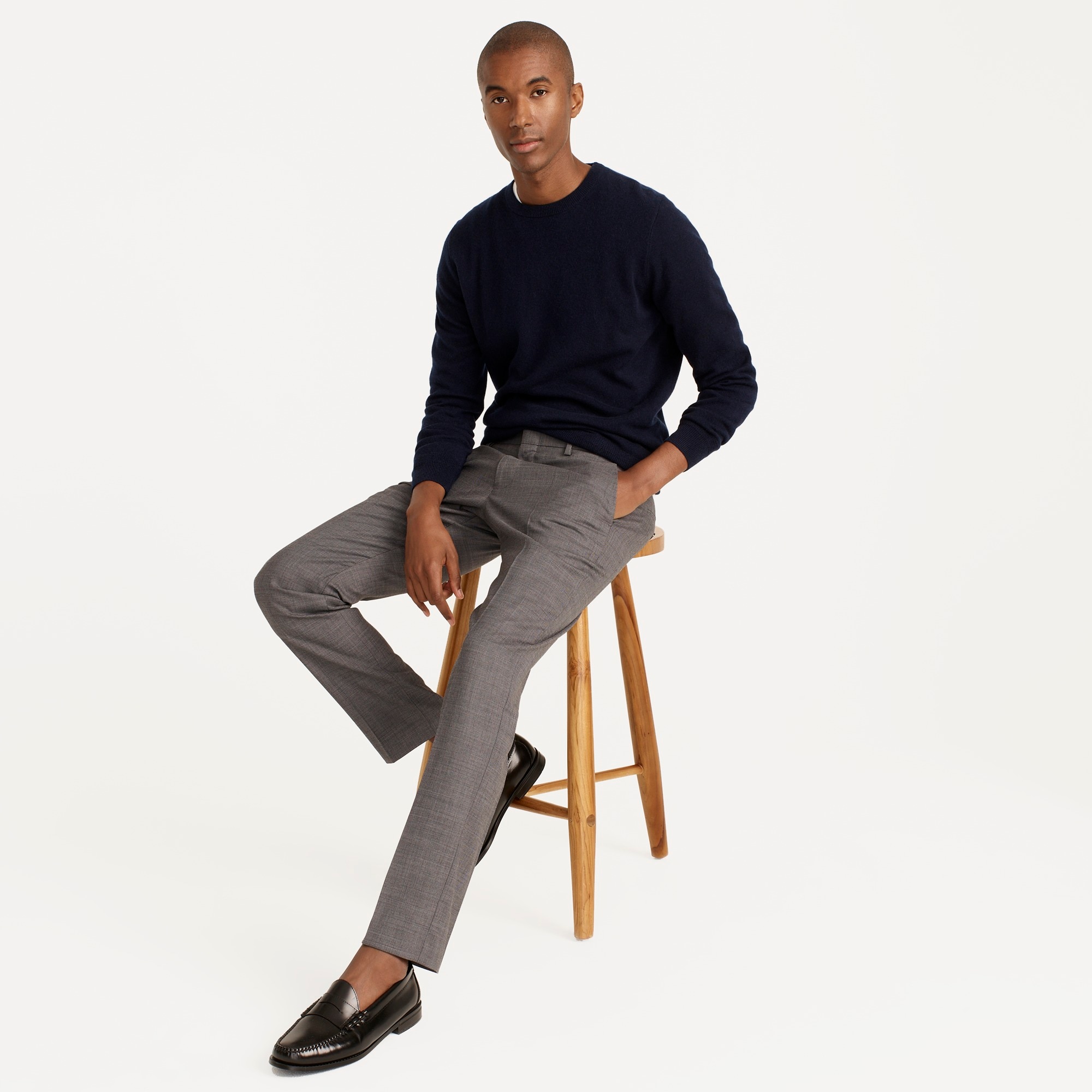 Bowery Slim-fit pant in wool blend