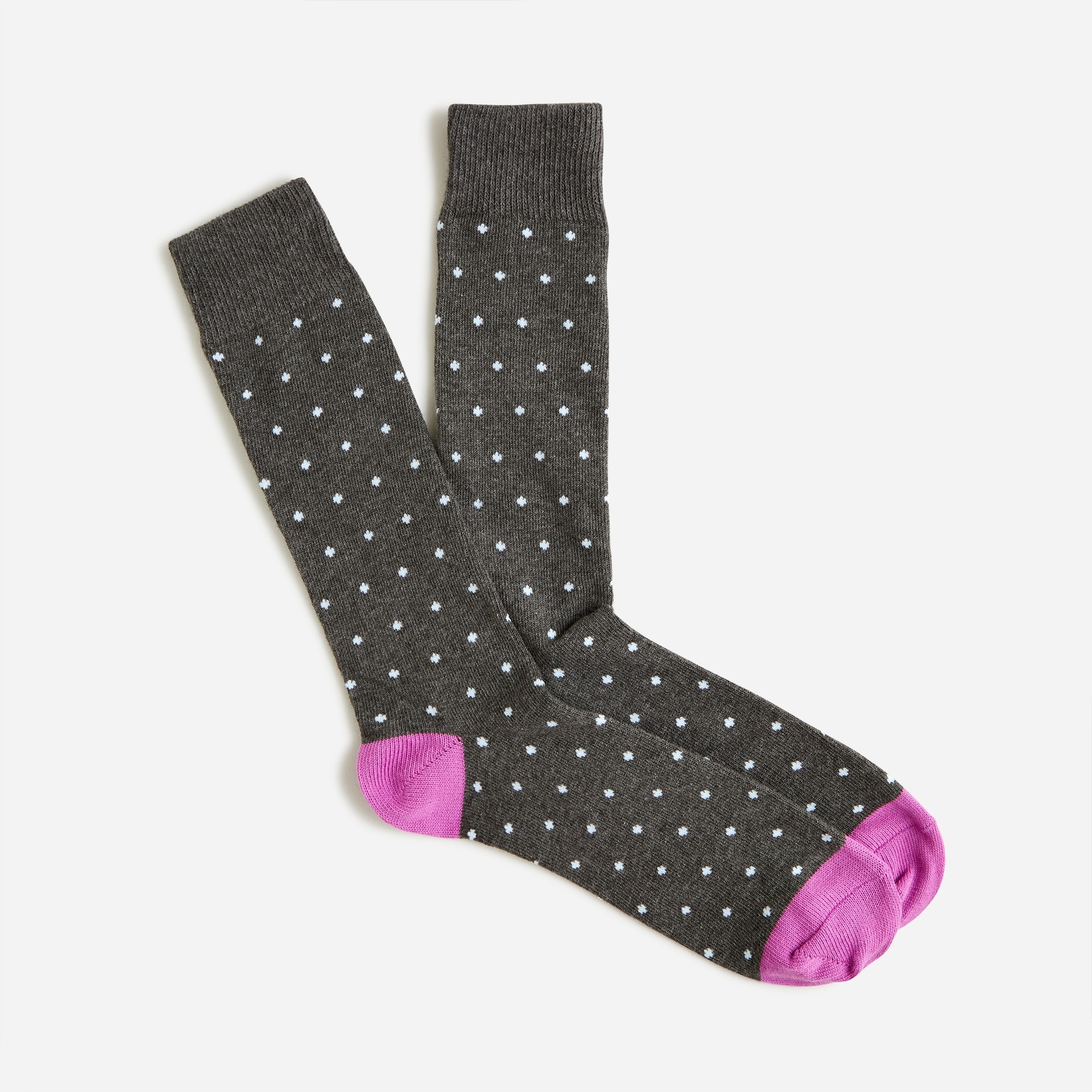 Bird's-eye print socks