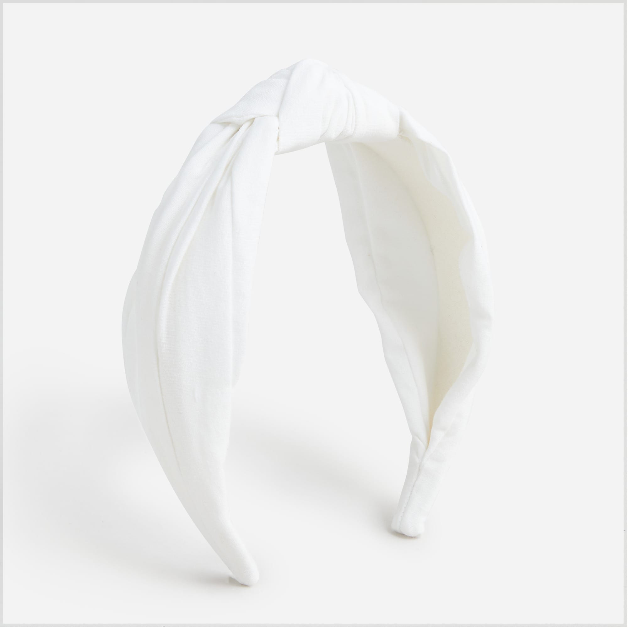 Knot headband in denim