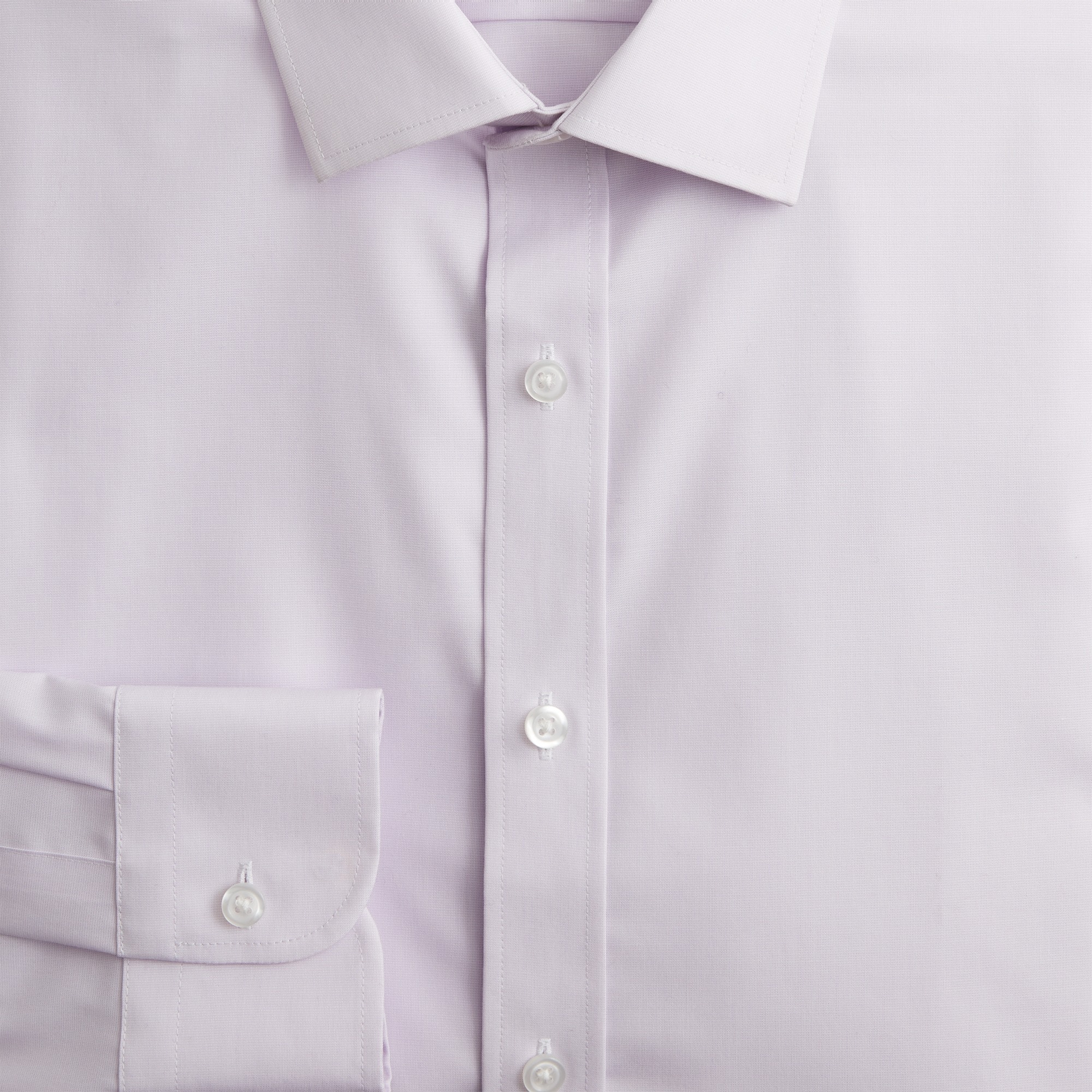 Tall Bowery wrinkle-free stretch cotton shirt with spread collar