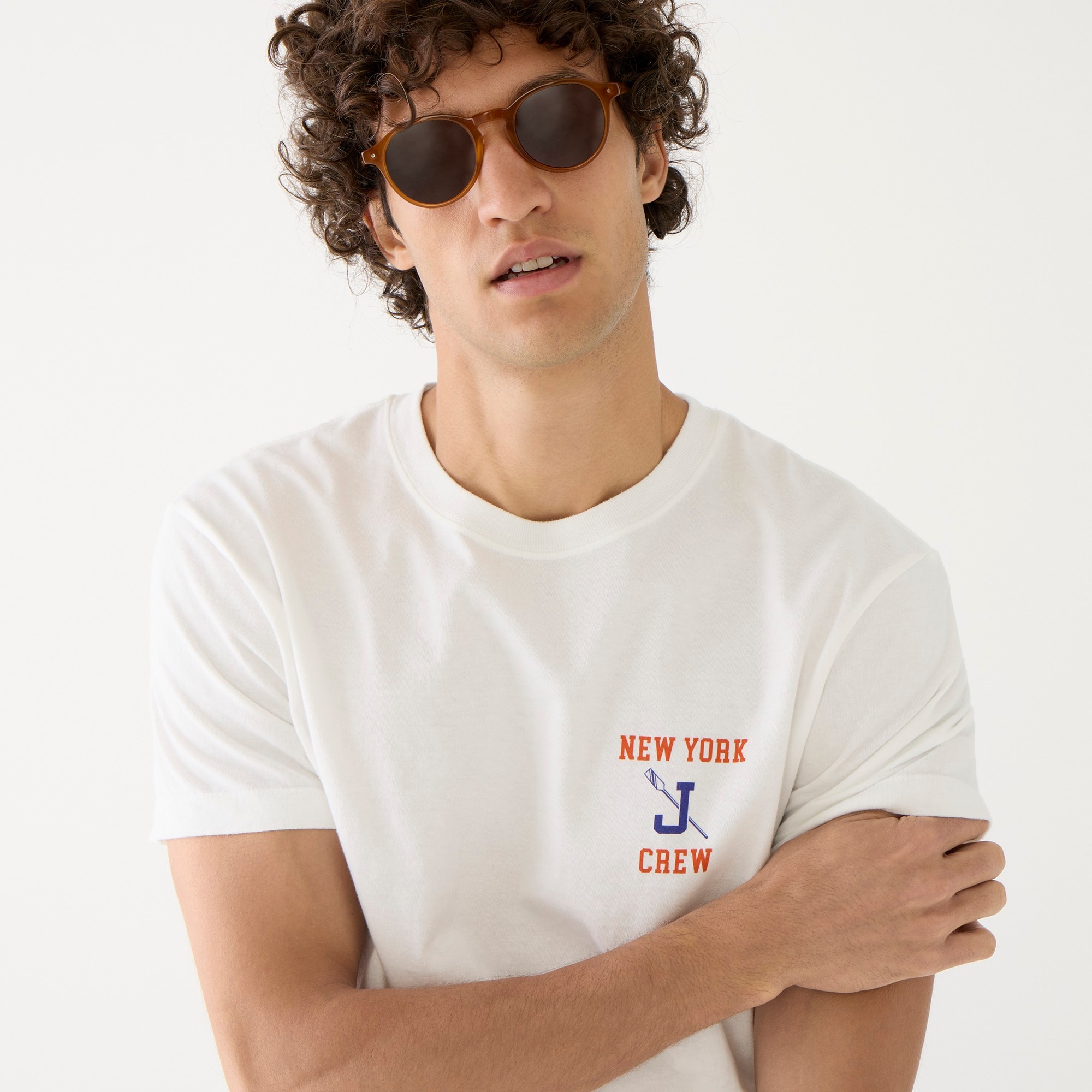 Made-in-the-USA J graphic T-shirt