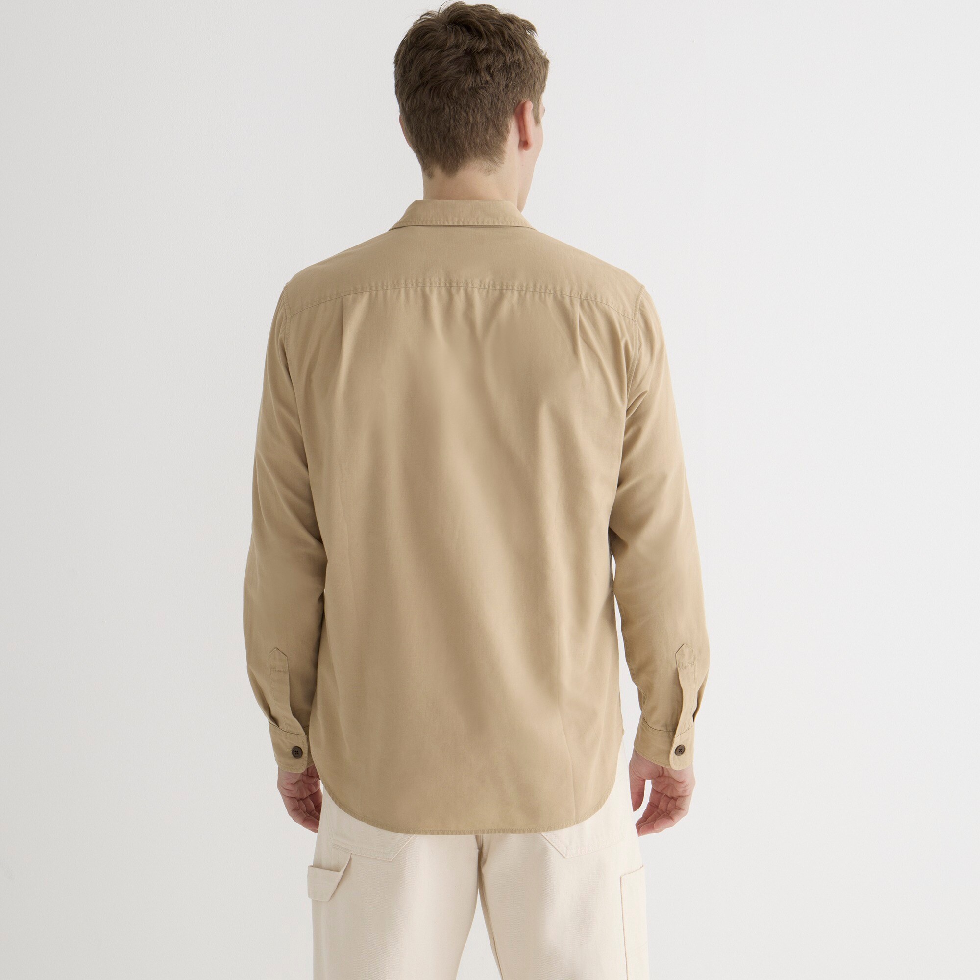 Wallace & Barnes slub poplin military shirt