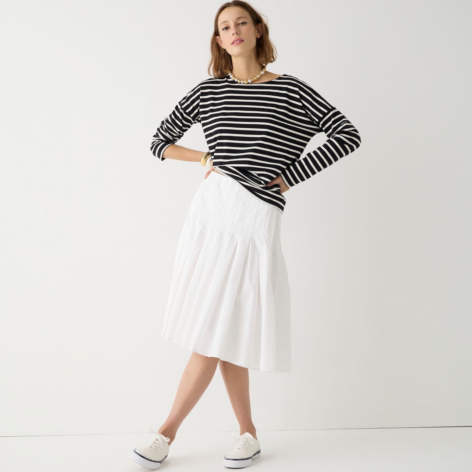 Saint James® for J.Crew relaxed boatneck T-shirt in stripe