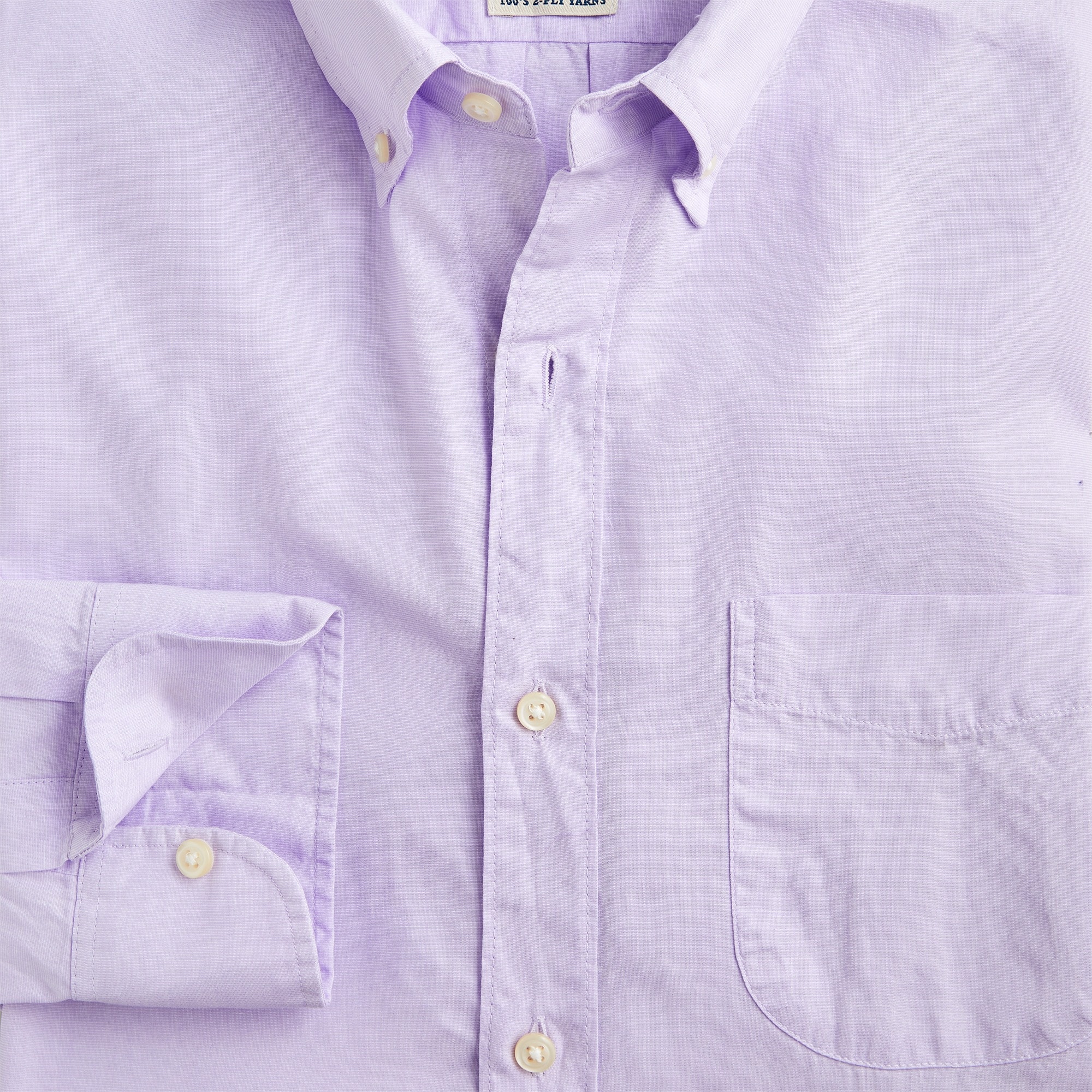 Secret Wash cotton poplin shirt